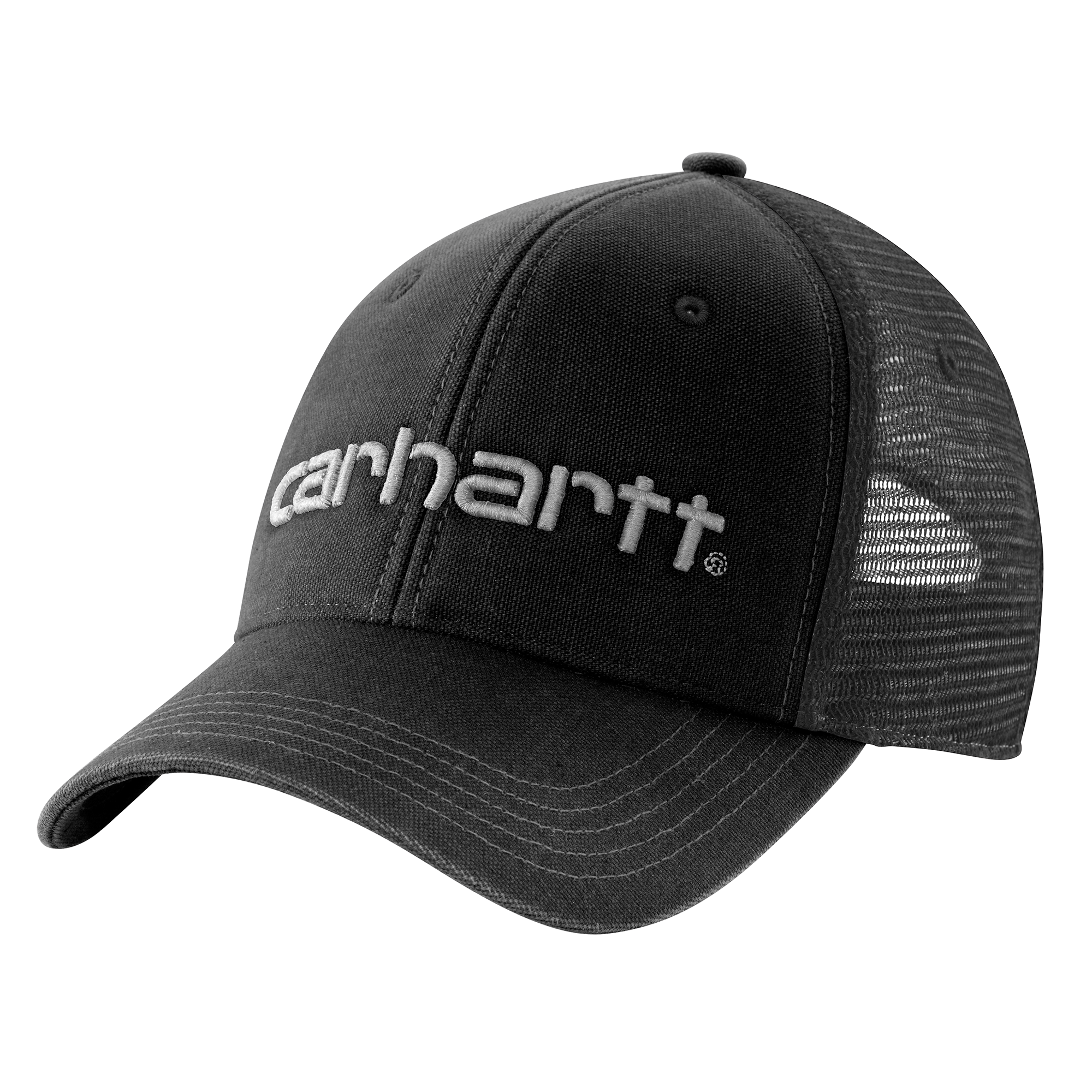 Picture of Carhartt 101195 Mens Canvas Mesh-Back Logo Graphic Cap