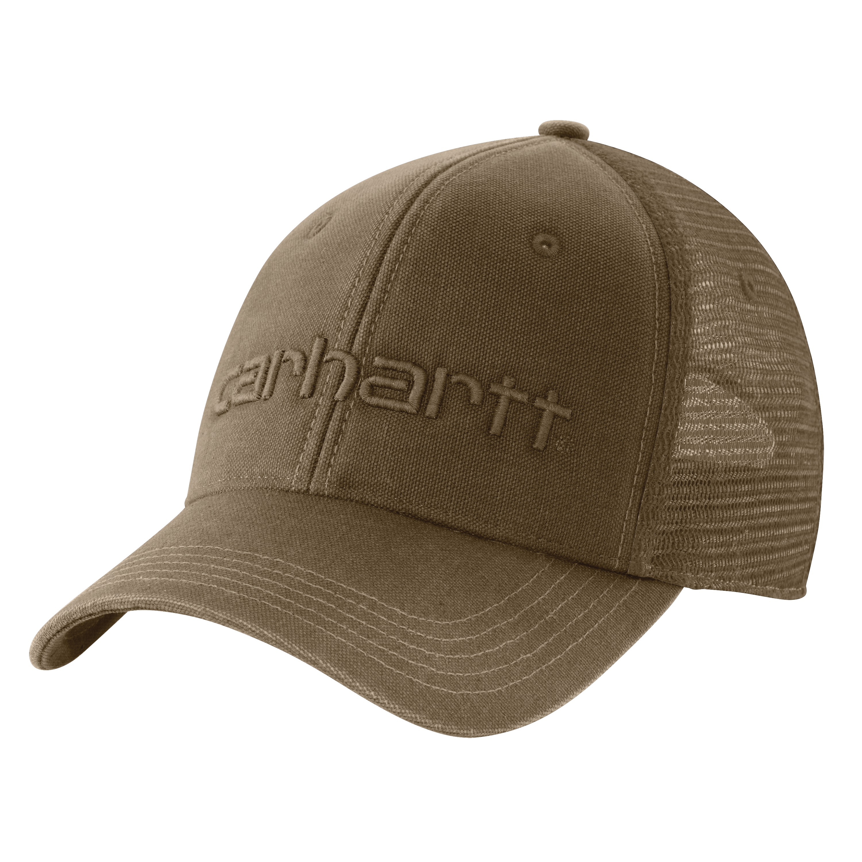 Picture of Carhartt 101195 Mens Canvas Mesh-Back Logo Graphic Cap
