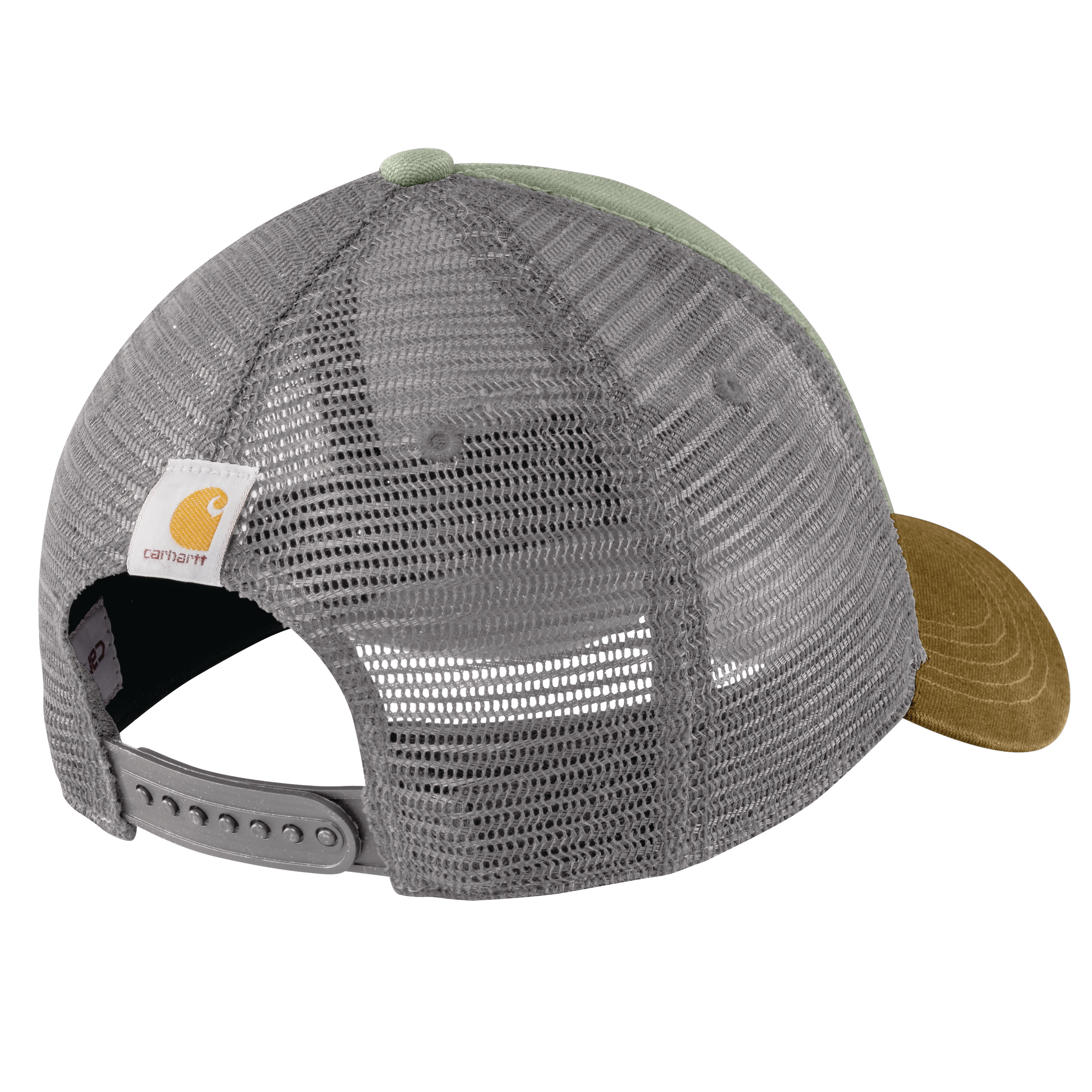 Picture of Carhartt 101195 Mens Canvas Mesh-Back Logo Graphic Cap