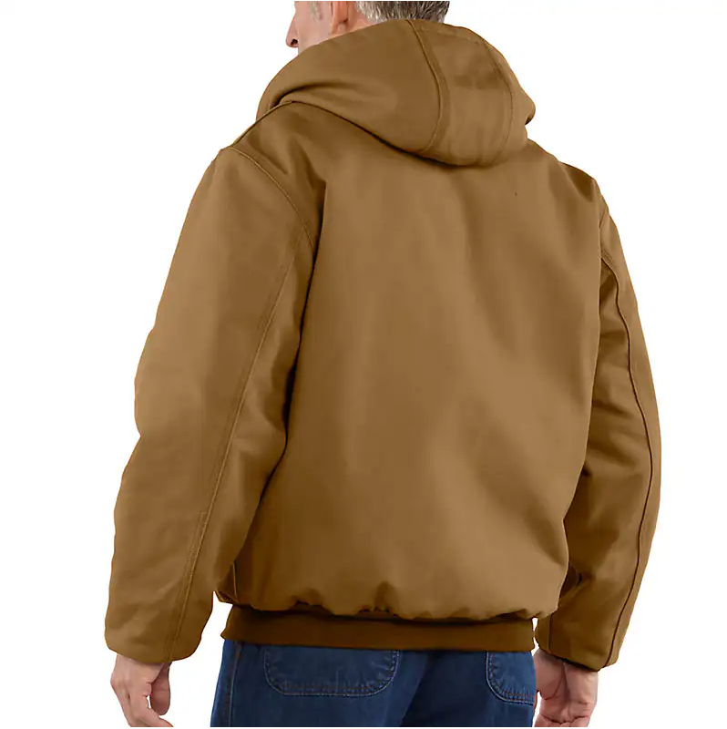 Picture of Carhartt 101621 Mens Flame Resistant Loose Fit Duck Insulated Active Jac