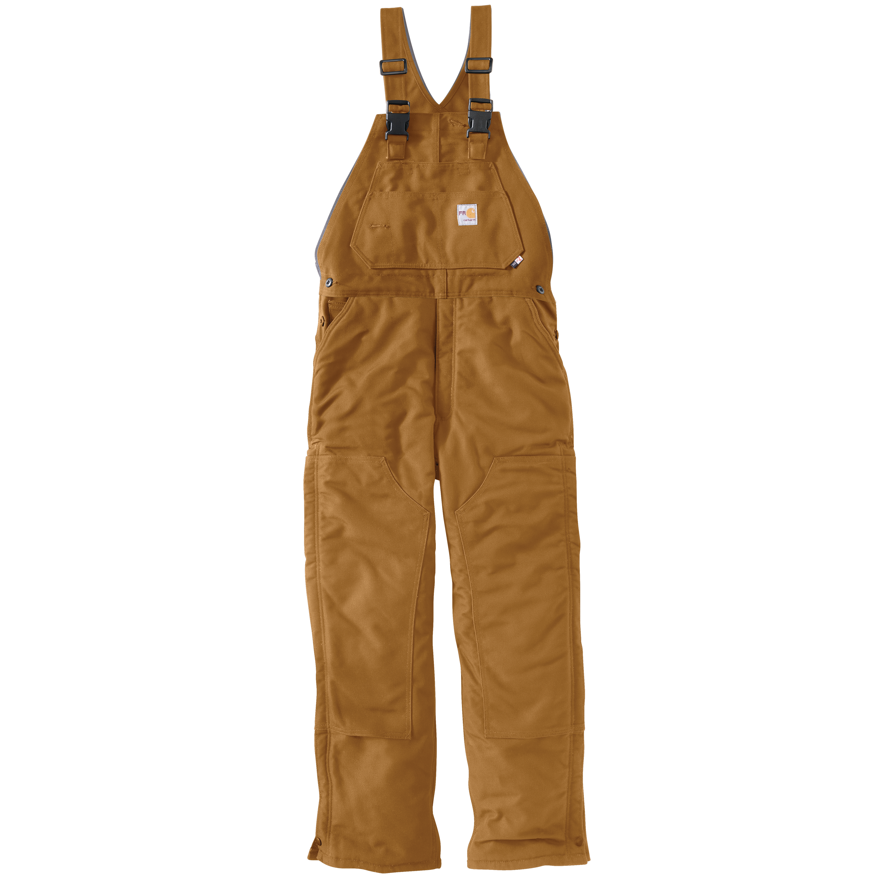 Picture of Carhartt 101627 Mens Flame Resistant Loose Fit Duck Bib Overall