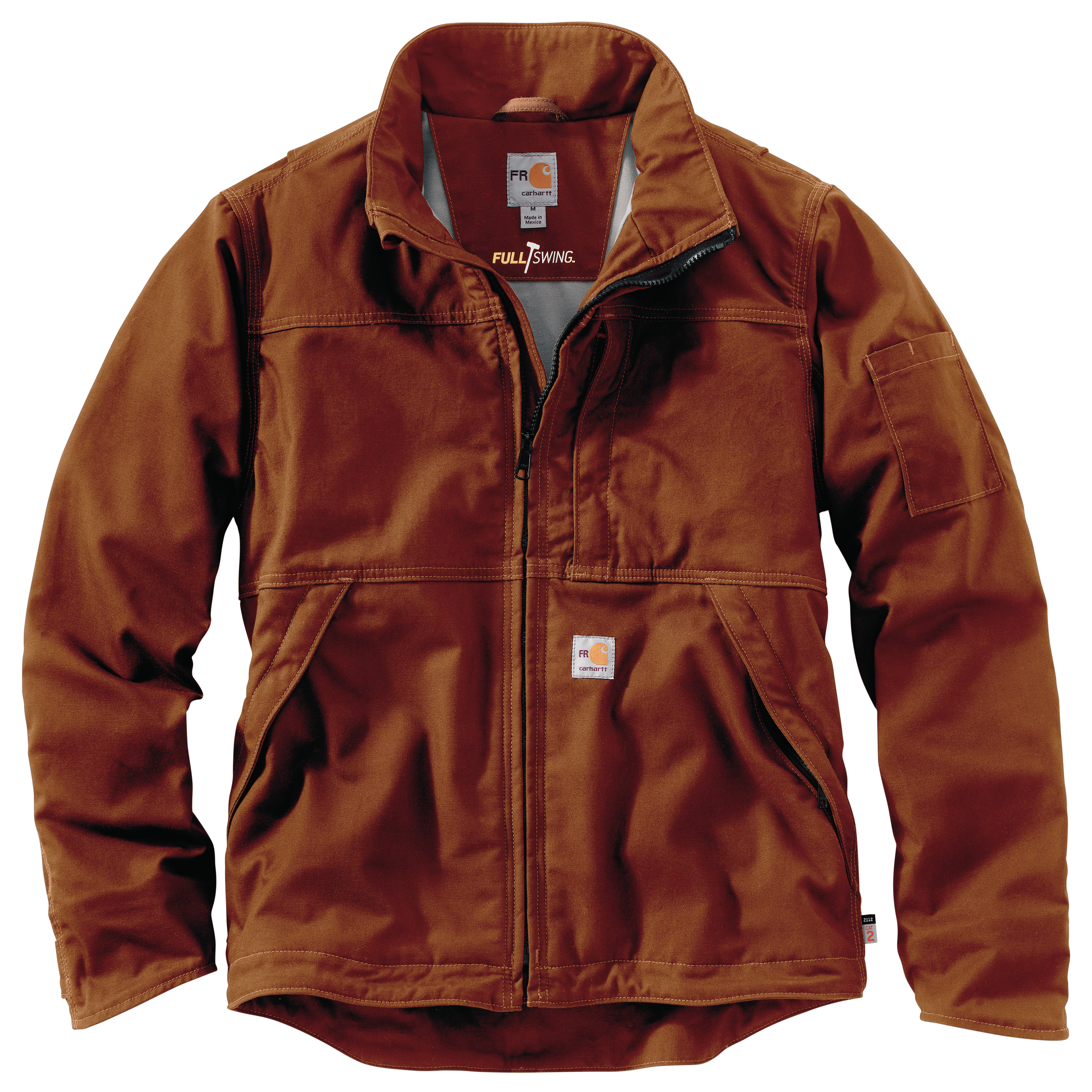 Picture of Carhartt 102179 Mens Flame Resistant Full Swing® Relaxed Fit Quick Duck Lined Jacket