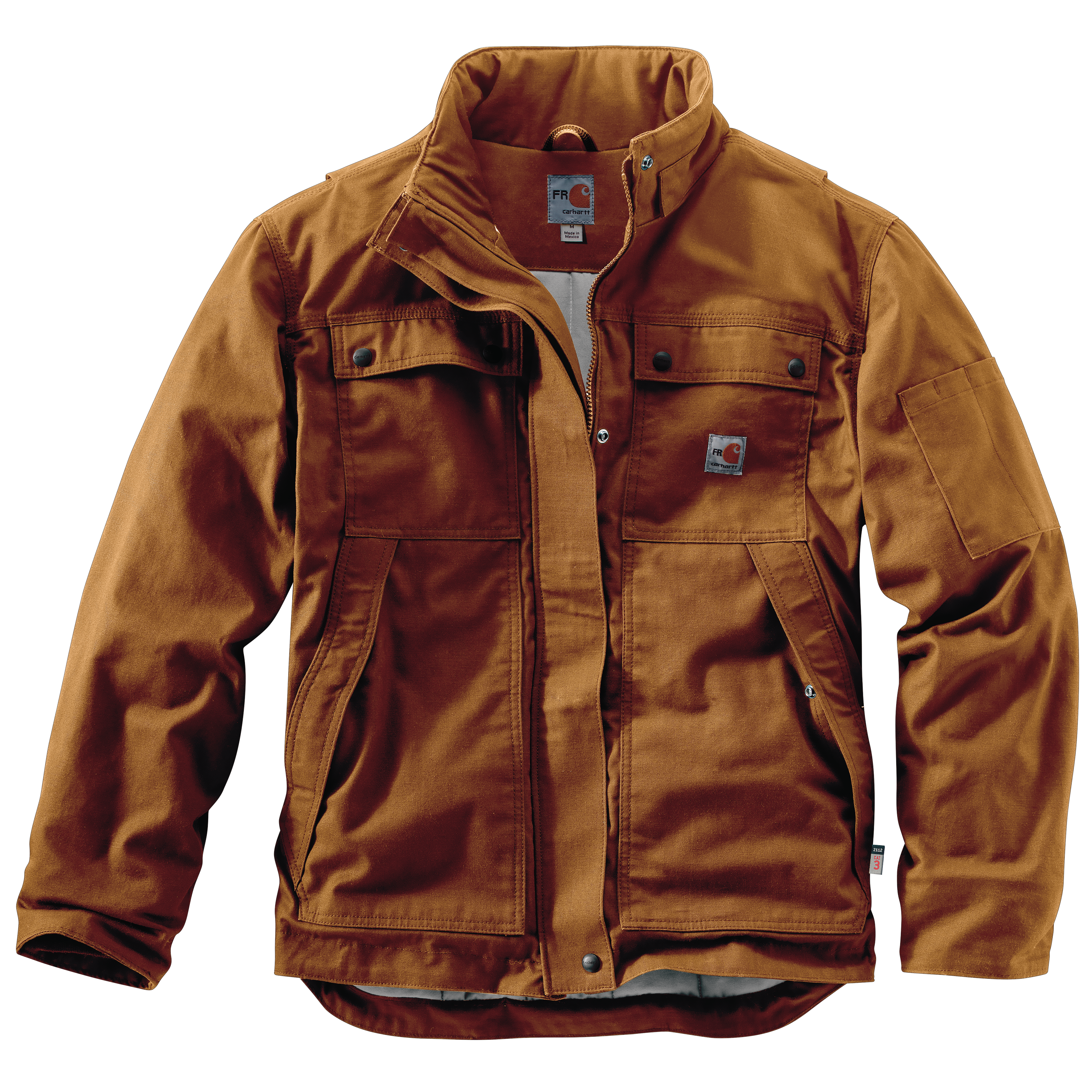 Picture of Carhartt 102182 Mens Flame Resistant Full Swing®  Relaxed Fit Quick Duck Insulated Coat
