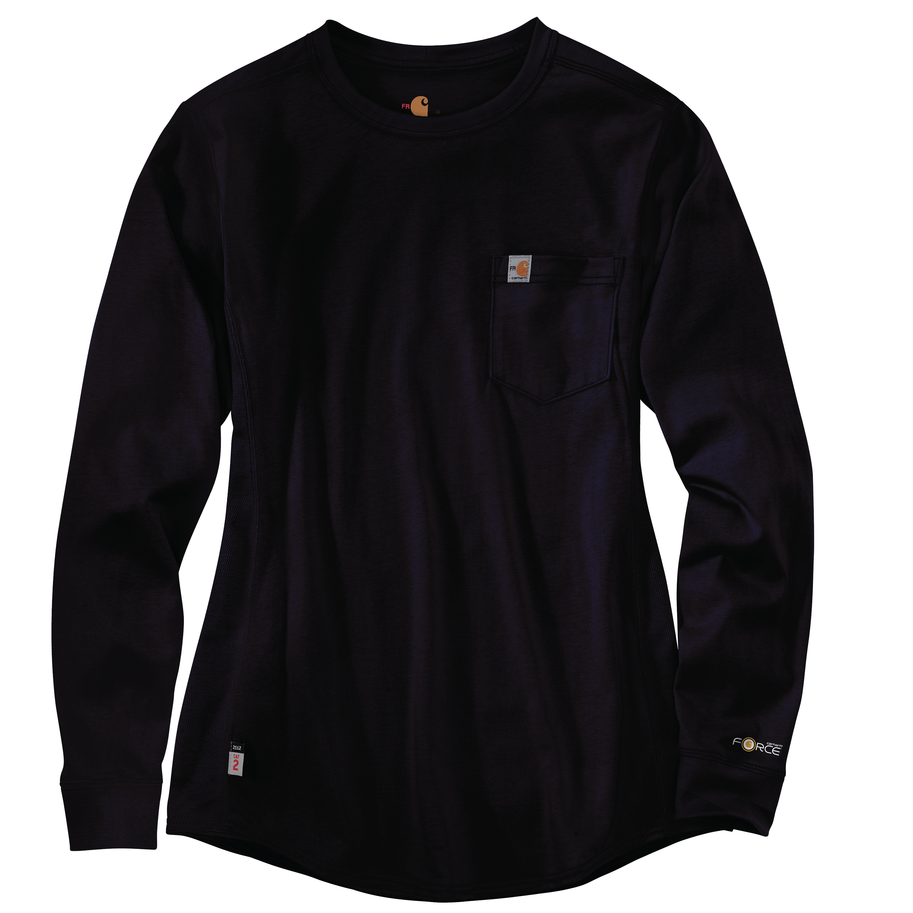 Picture of Carhartt 102685 Womens Flame Resistant Force Relaxed Fit Midweight Long-Sleeve Pocket T-Shirt