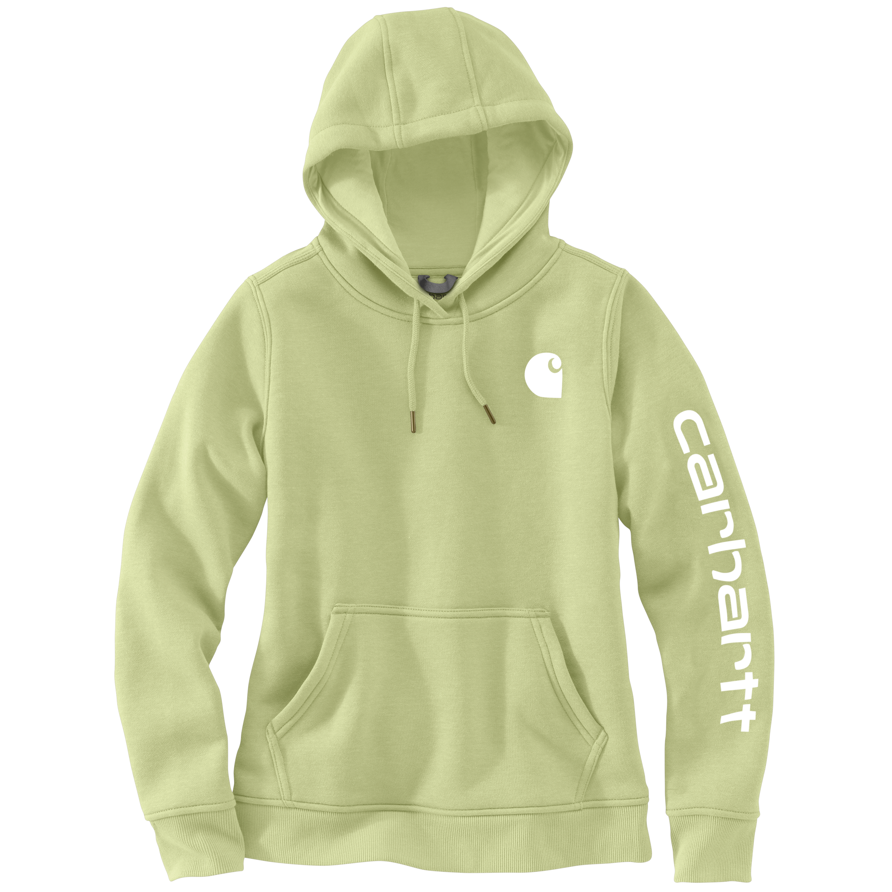 Picture of Carhartt 102791 Womens Relaxed Fit Midweight Logo Sleeve Graphic Sweatshirt