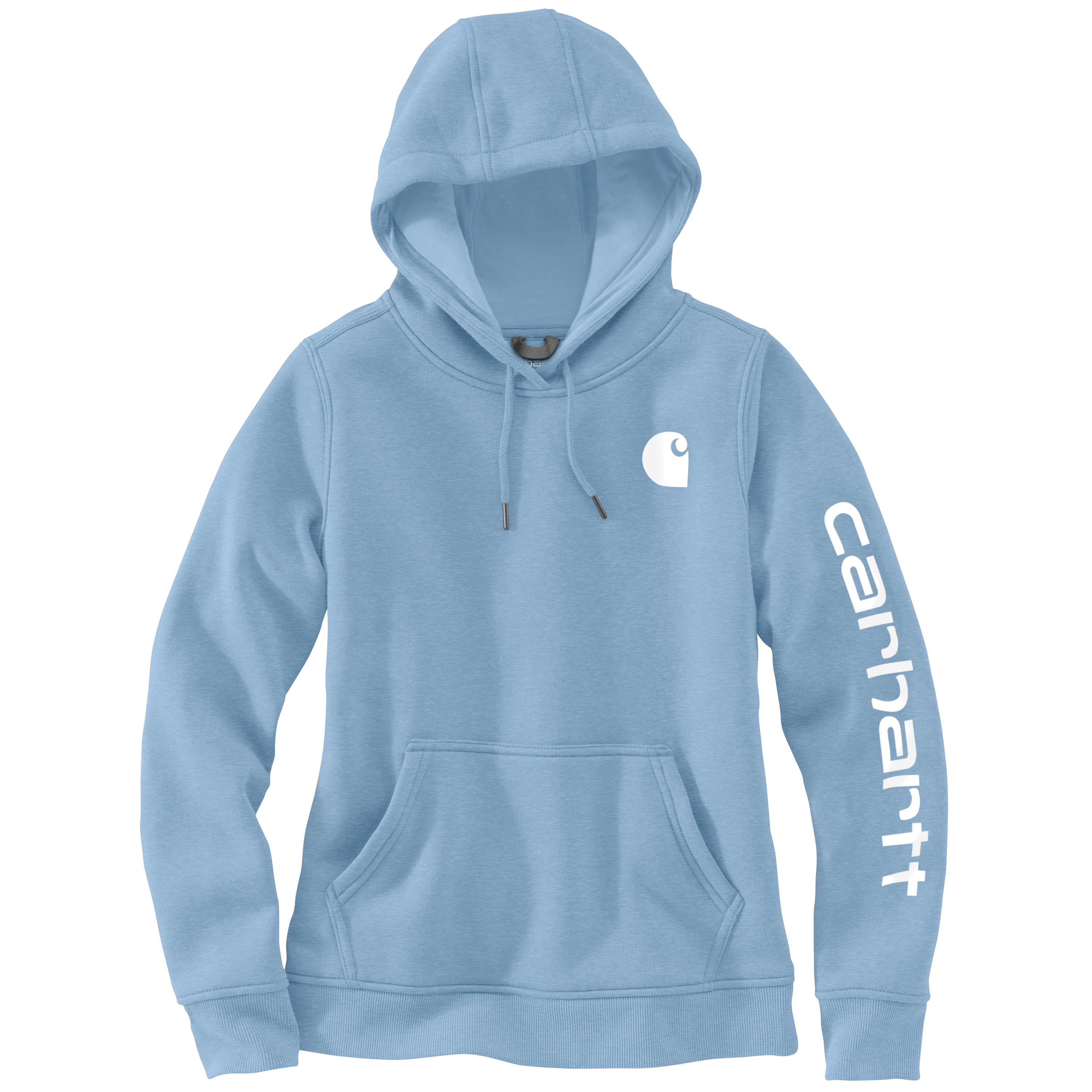 Picture of Carhartt 102791 Womens Relaxed Fit Midweight Logo Sleeve Graphic Sweatshirt