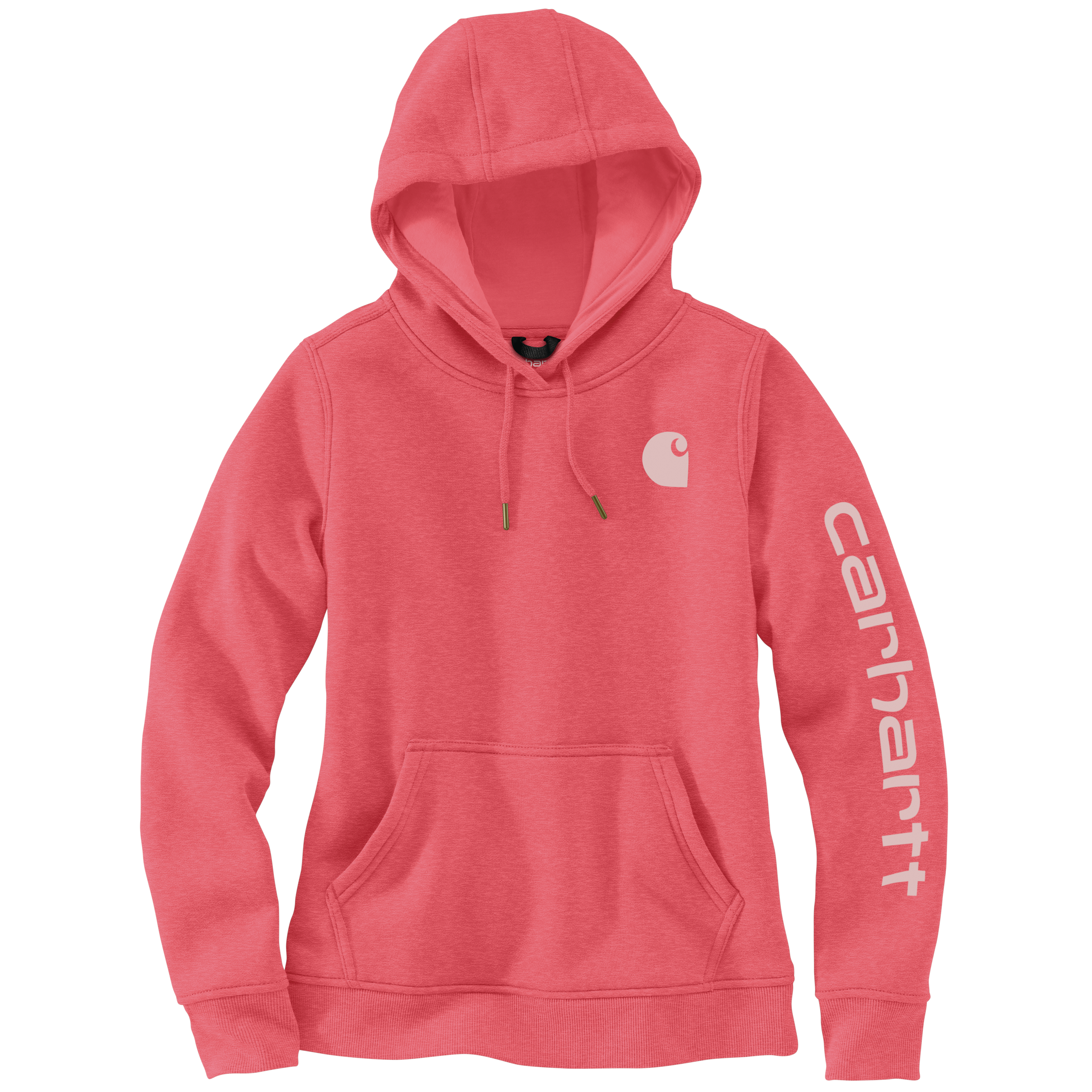 Picture of Carhartt 102791 Womens Relaxed Fit Midweight Logo Sleeve Graphic Sweatshirt