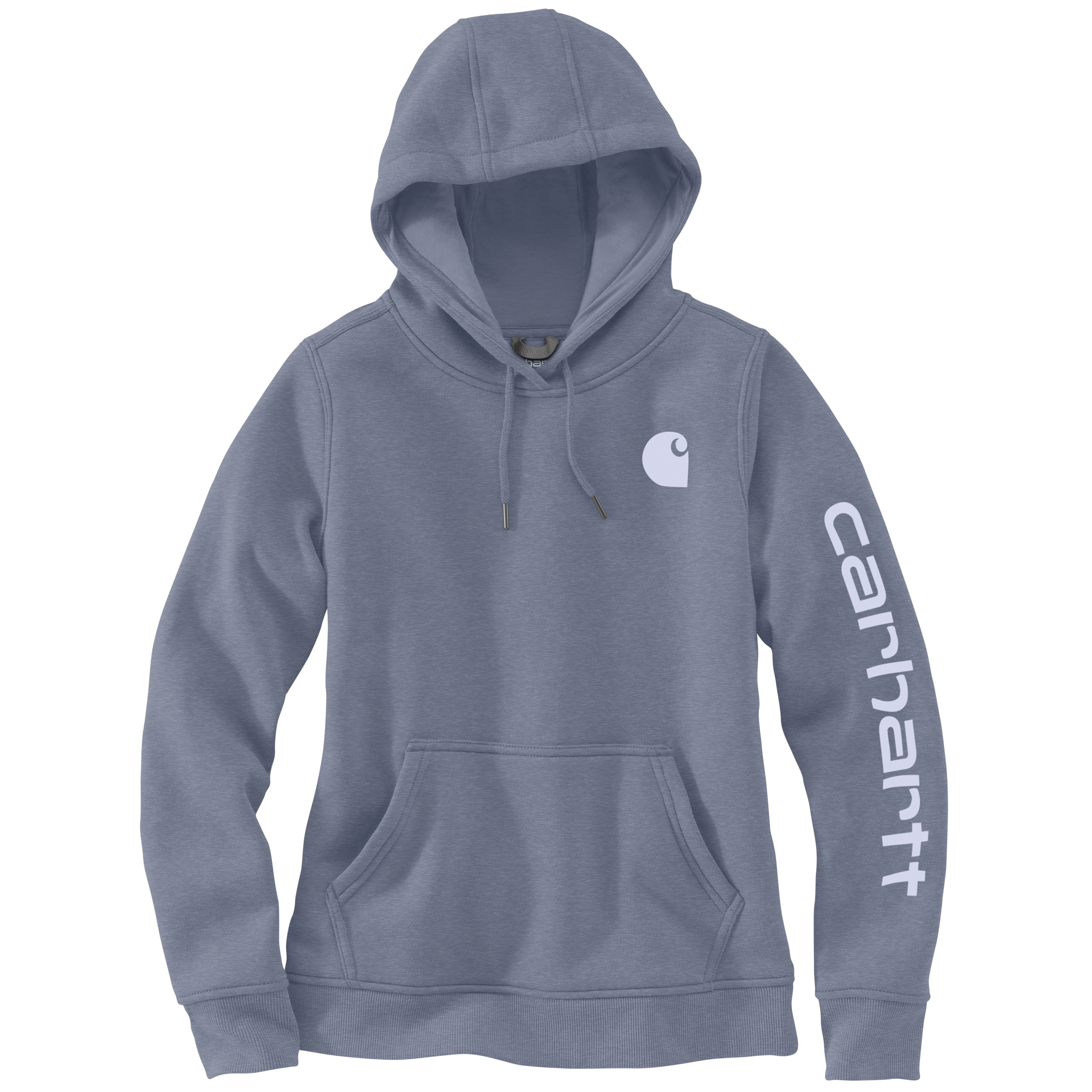 Picture of Carhartt 102791 Womens Relaxed Fit Midweight Logo Sleeve Graphic Sweatshirt