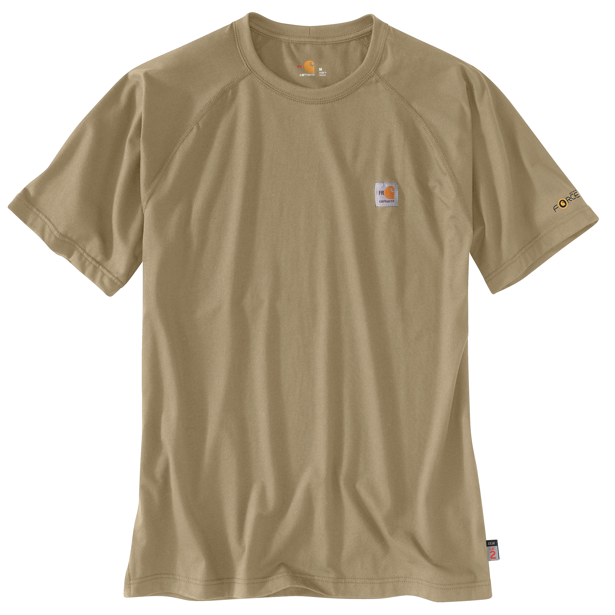 Picture of Carhartt 102903 Mens Flame Resistant Force Relaxed Fit Lightweight Short-Sleeve T-Shirt