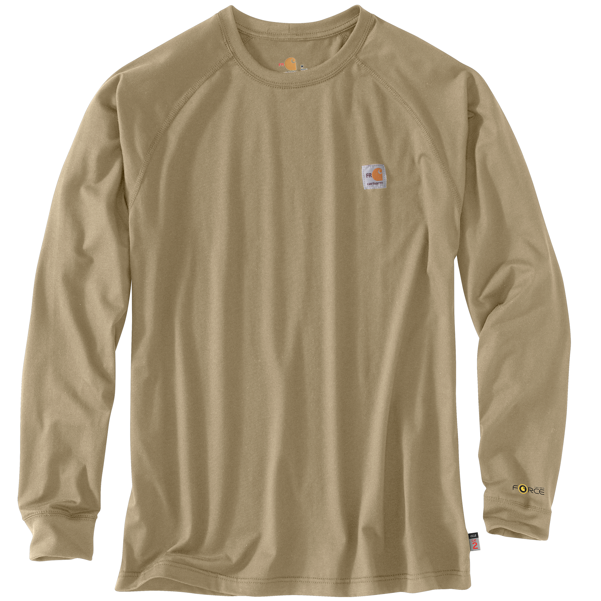 Picture of Carhartt 102904 Mens Flame Resistant Force Relaxed Fit Lightweight Long-Sleeve T-Shirt