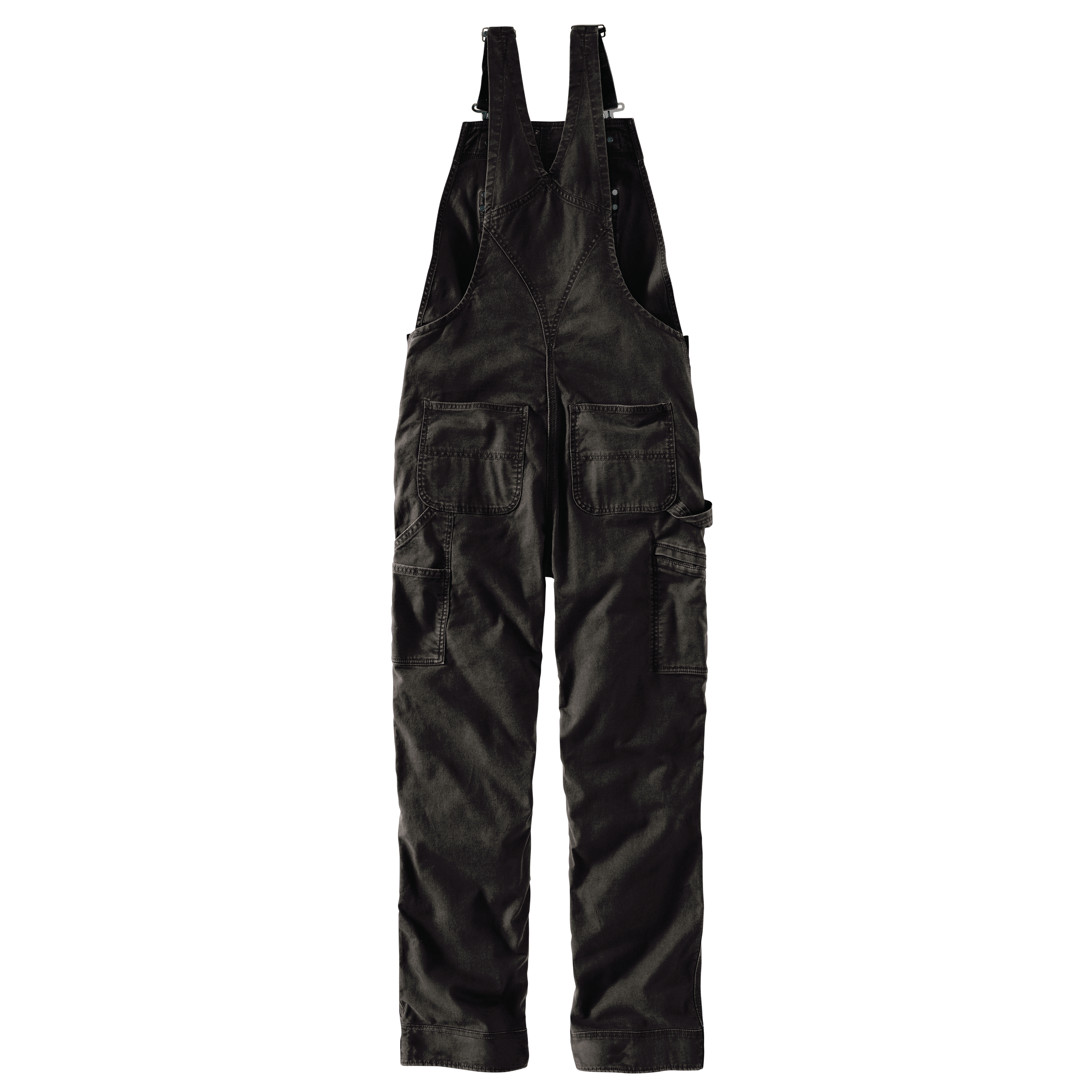 Picture of Carhartt 102987 Mens Rugged Flex® Relaxed Fit Canvas Bib Overall