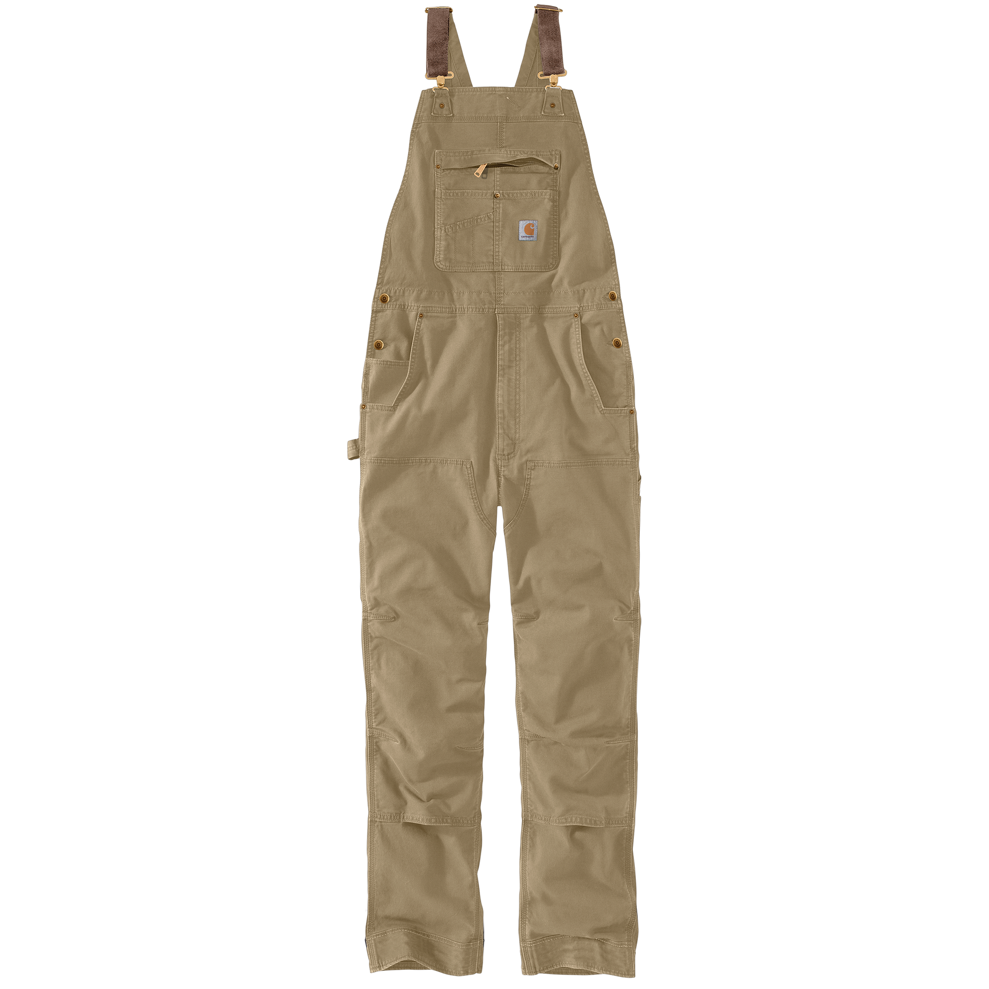 Picture of Carhartt 102987 Mens Rugged Flex® Relaxed Fit Canvas Bib Overall