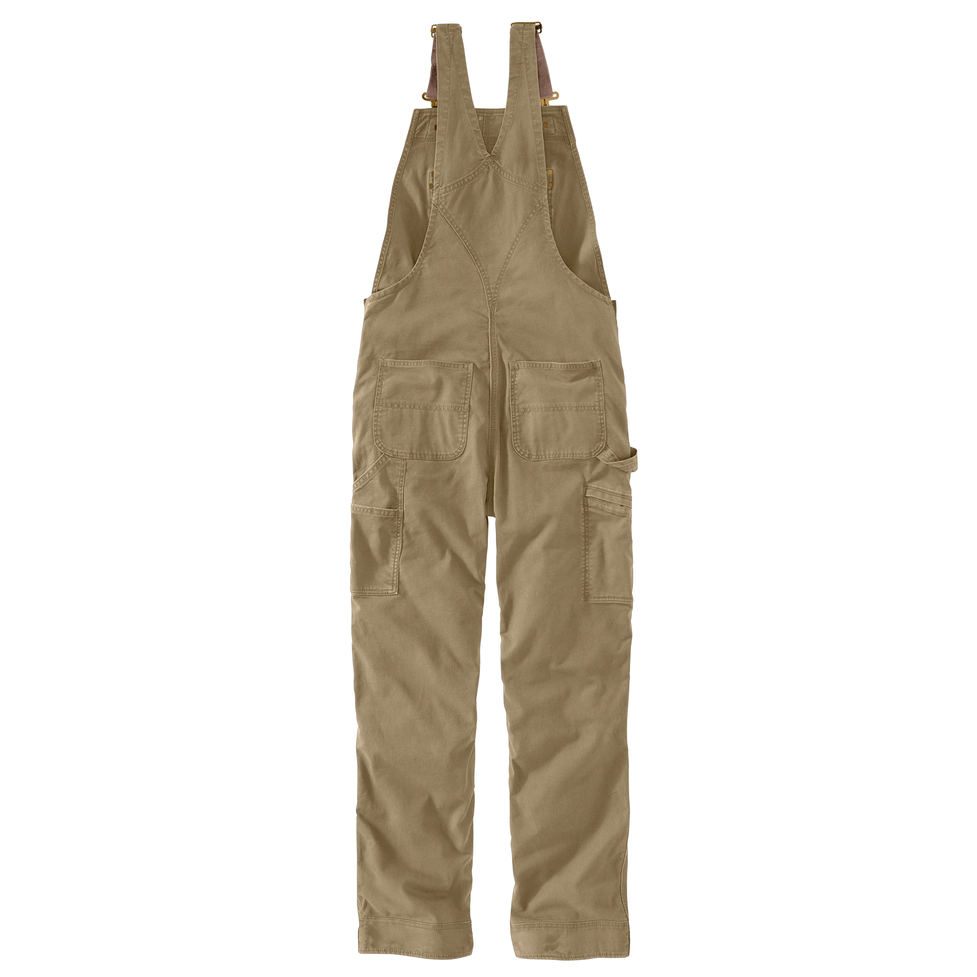 Picture of Carhartt 102987 Mens Rugged Flex® Relaxed Fit Canvas Bib Overall