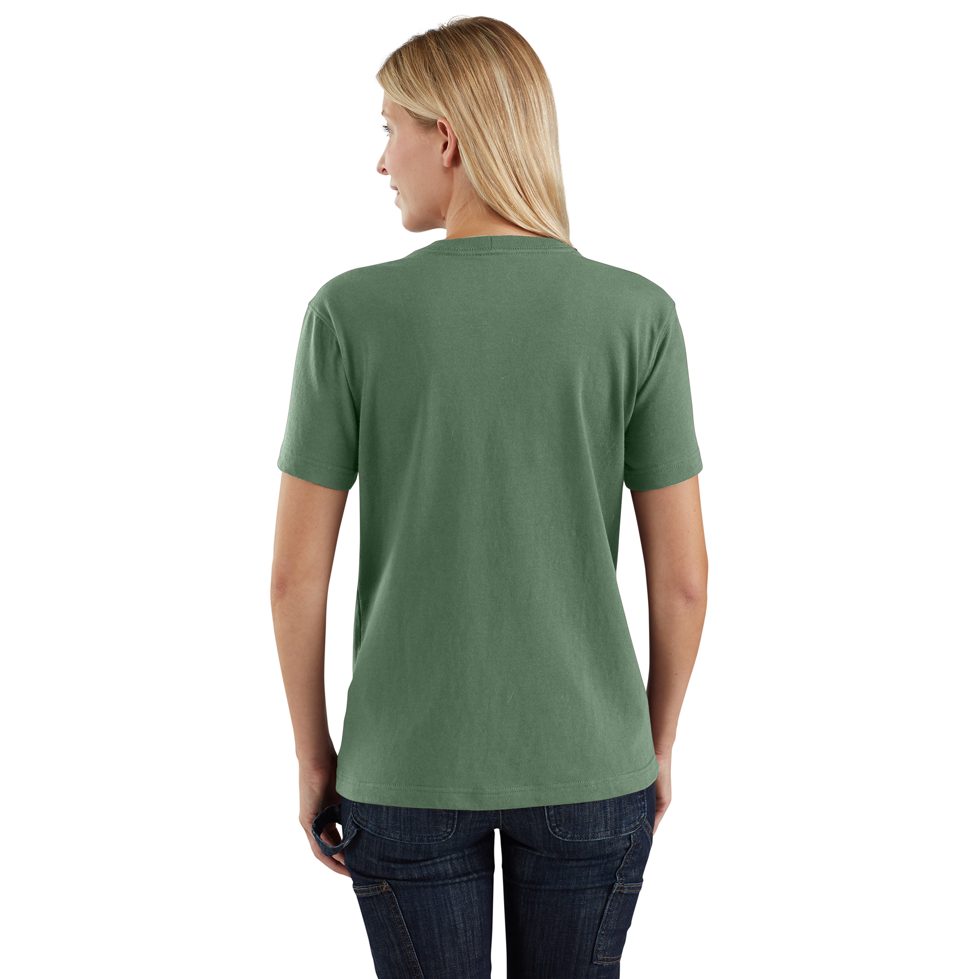 Picture of Carhartt 103067 Womens Loose Fit Heavyweight Short-Sleeve Pocket T-Shirt