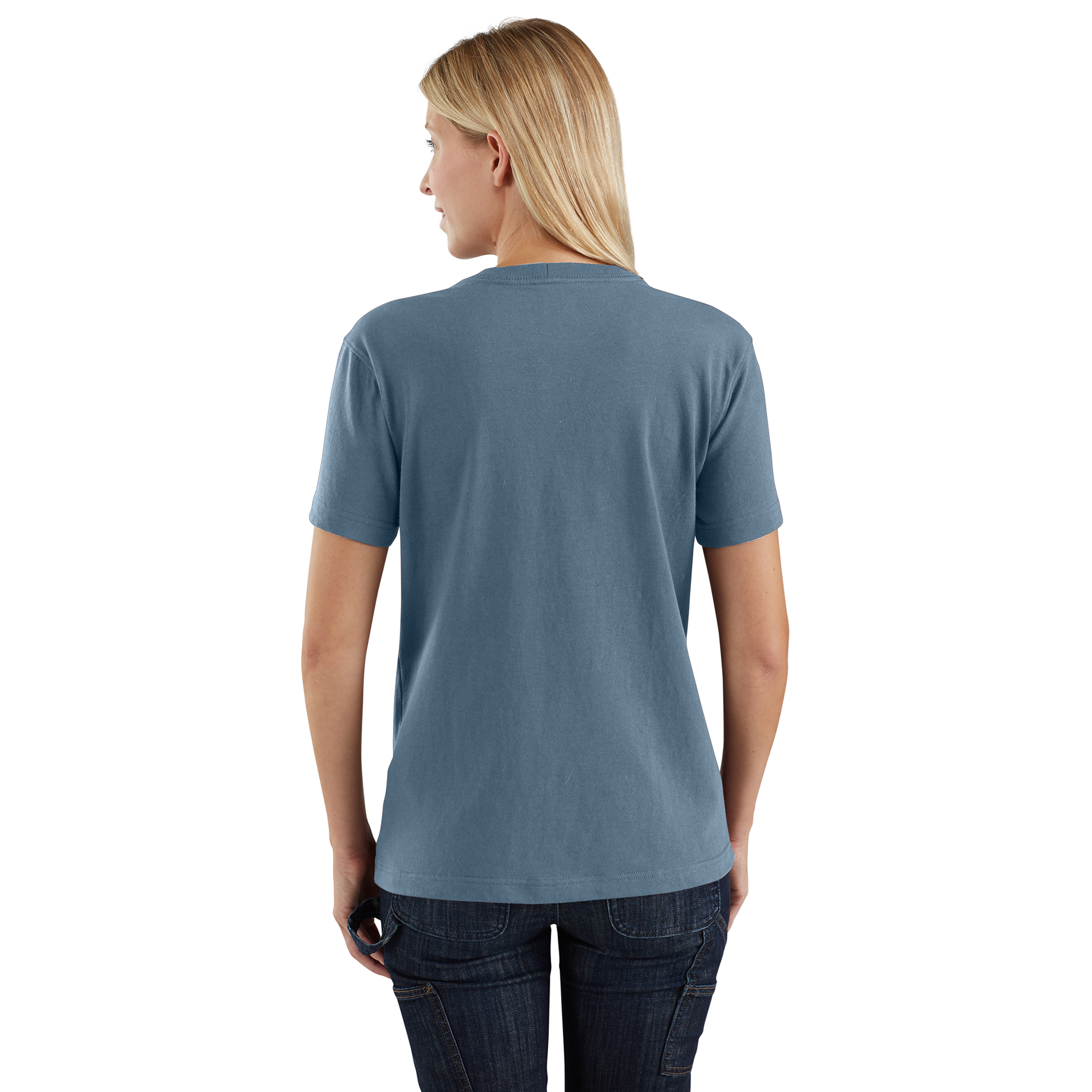 Picture of Carhartt 103067 Womens Loose Fit Heavyweight Short-Sleeve Pocket T-Shirt