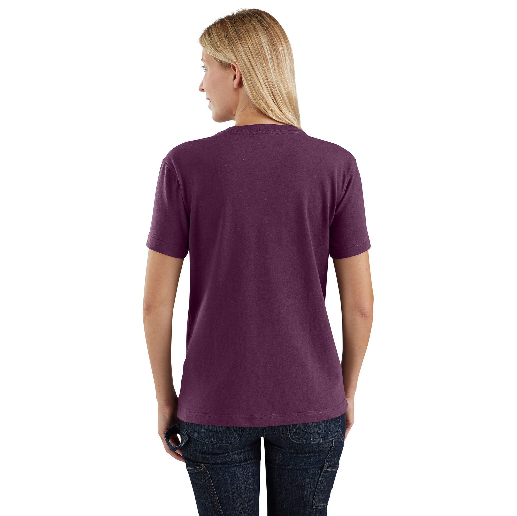 Picture of Carhartt 103067 Womens Loose Fit Heavyweight Short-Sleeve Pocket T-Shirt