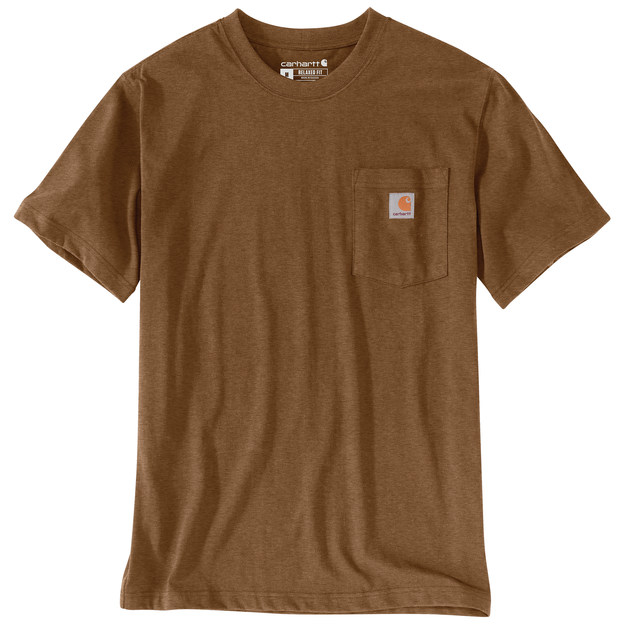 Picture of Carhartt 103296 Mens Relaxed Fit Heavyweight Short-Sleeve Pocket T-Shirt