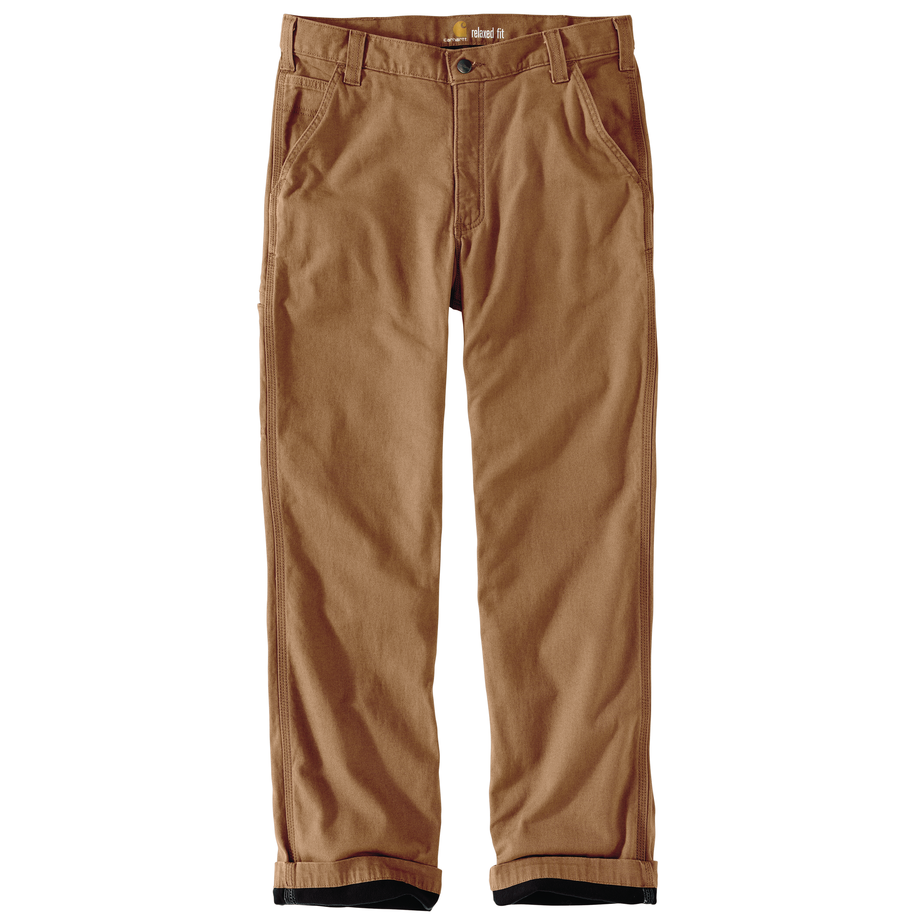 Picture of Carhartt 103342 Mens Rugged Flex® Relaxed Fit Canvas Knit-Lined Utility Work Pant