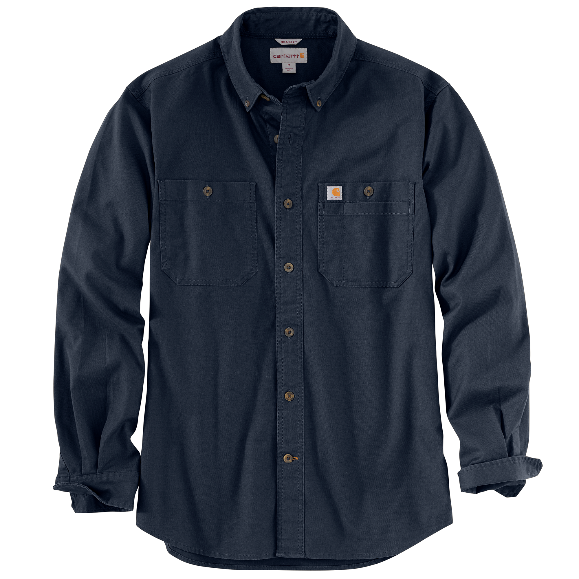 Picture of Carhartt 103554 Mens Rugged Flex® Relaxed Fit Midweight Canvas Long-Sleeve Shirt