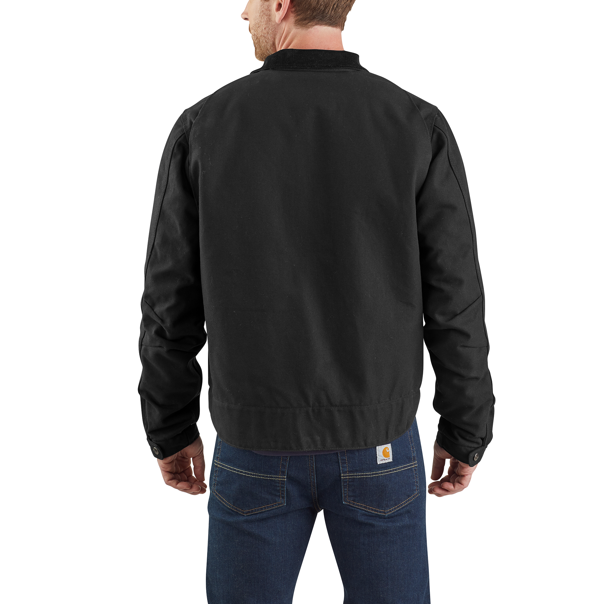 Picture of Carhartt 103828 Mens Relaxed Fit Duck Blanket-Lined Detroit Jacket
