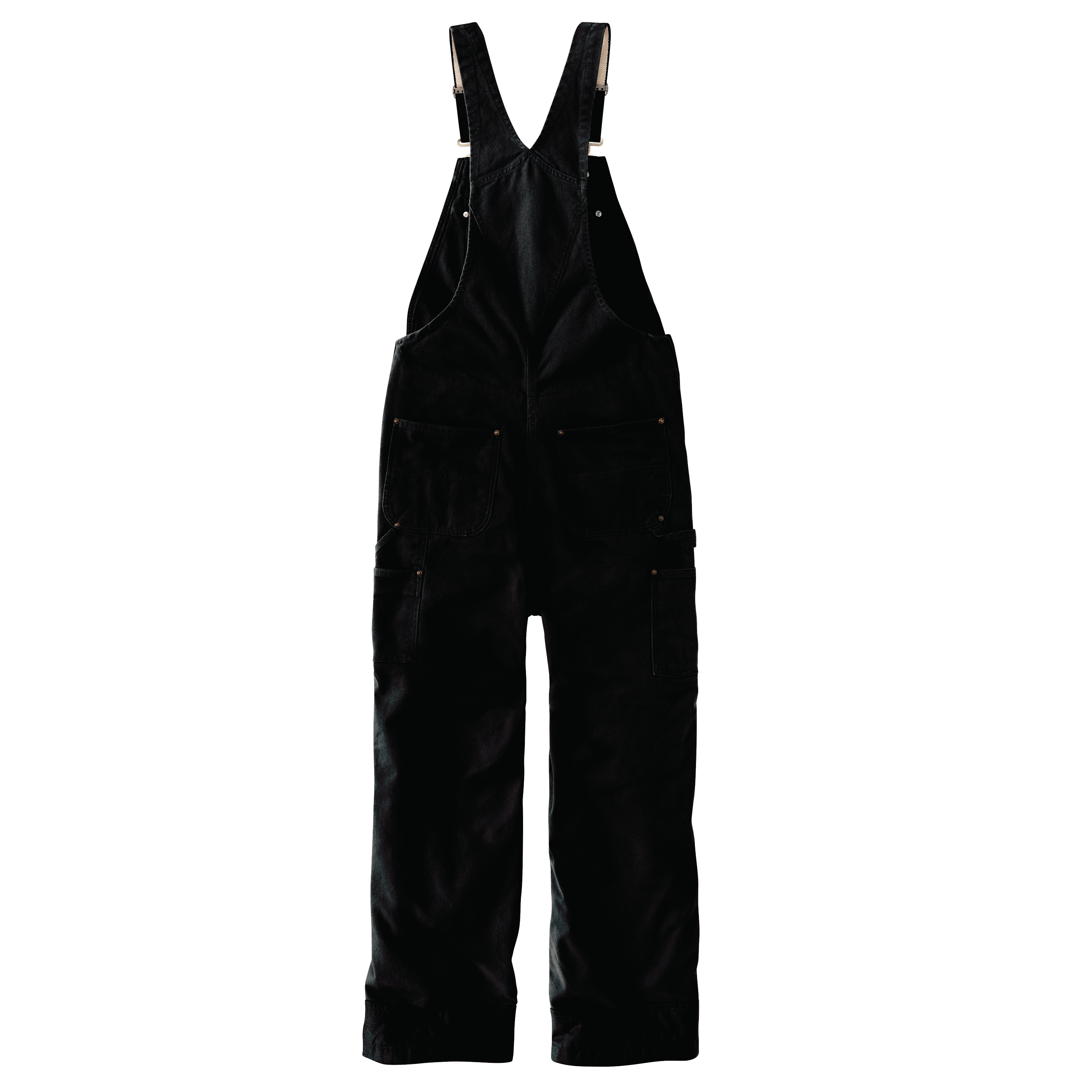 Picture of Carhartt 104031 Mens Loose Fit Washed Duck Insulated Bib Overall