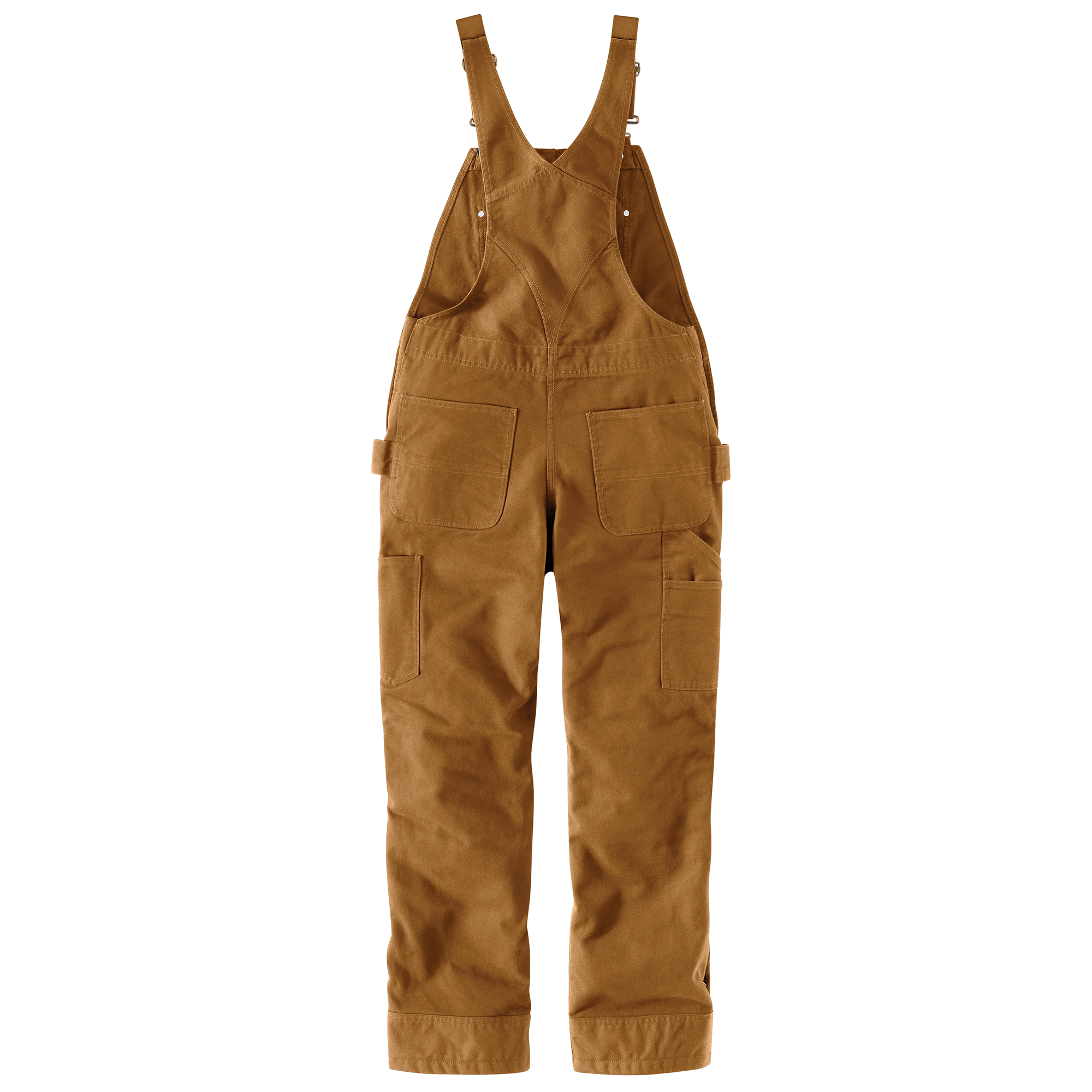 Picture of Carhartt 104049 Womens Relaxed Fit Washed Duck Insulated Bib Overall
