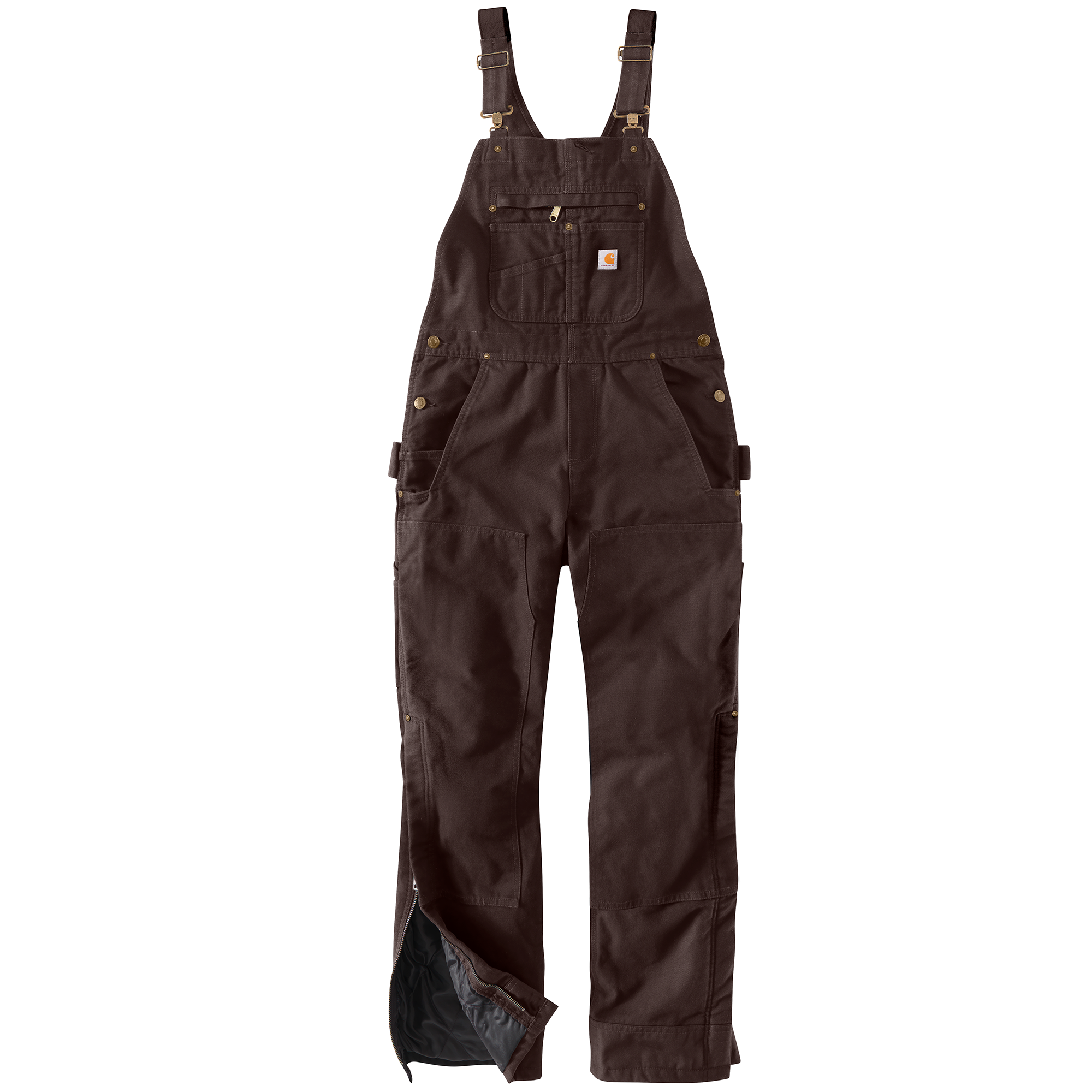 Picture of Carhartt 104049 Womens Relaxed Fit Washed Duck Insulated Bib Overall