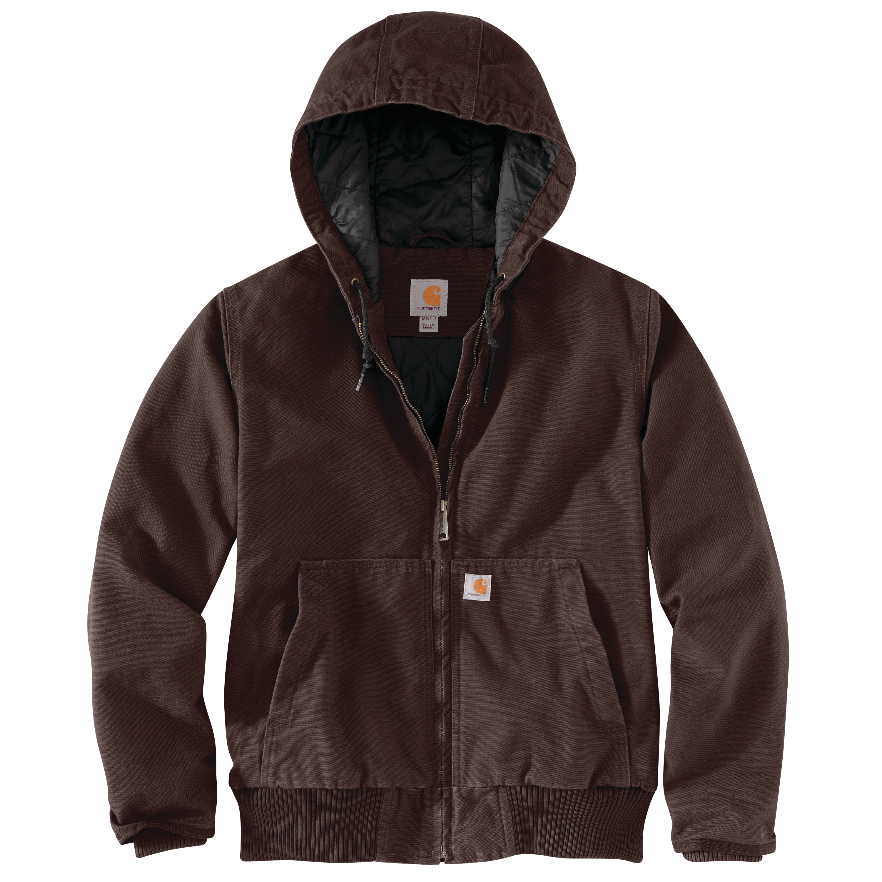 Picture of Carhartt 104053 Womens Loose Fit Washed Duck Insulated Active Jac