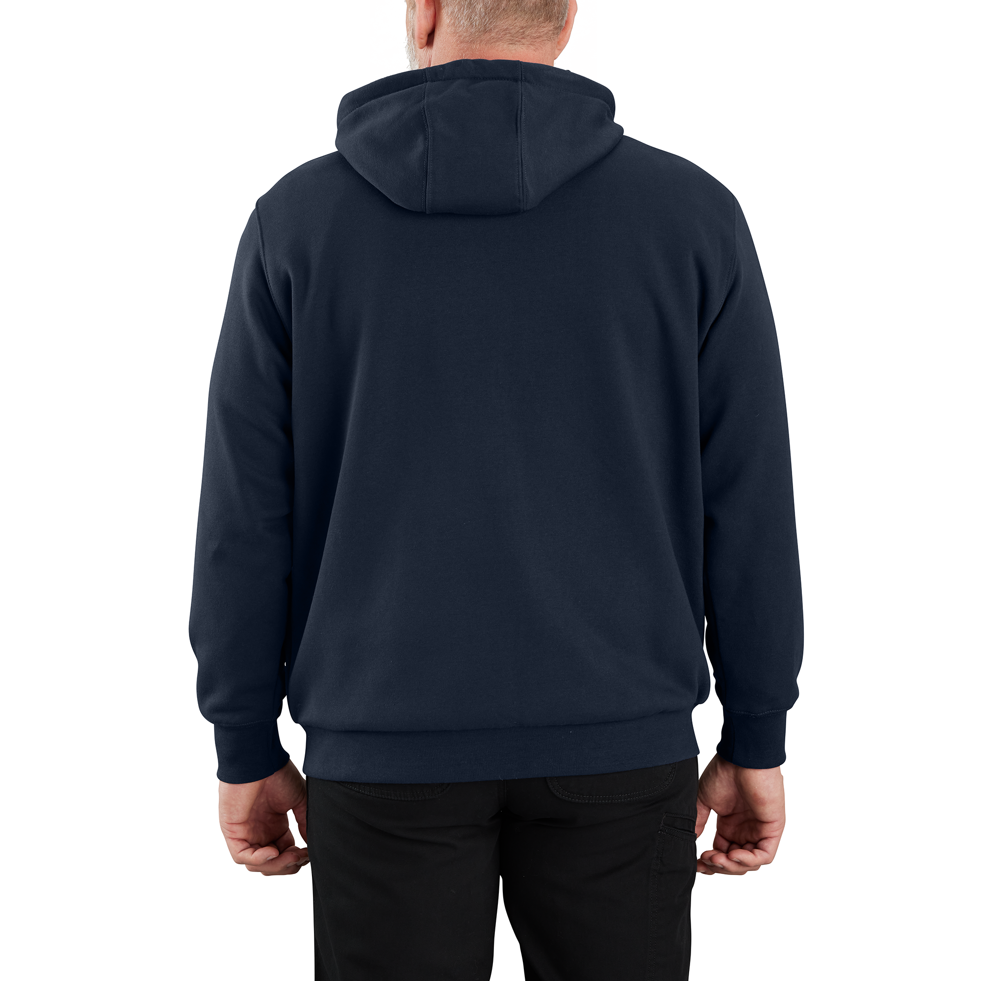 Picture of Carhartt 104078 Mens Rain Defender Loose Fit Midweight Thermal-Lined Full-Zip Sweatshirt