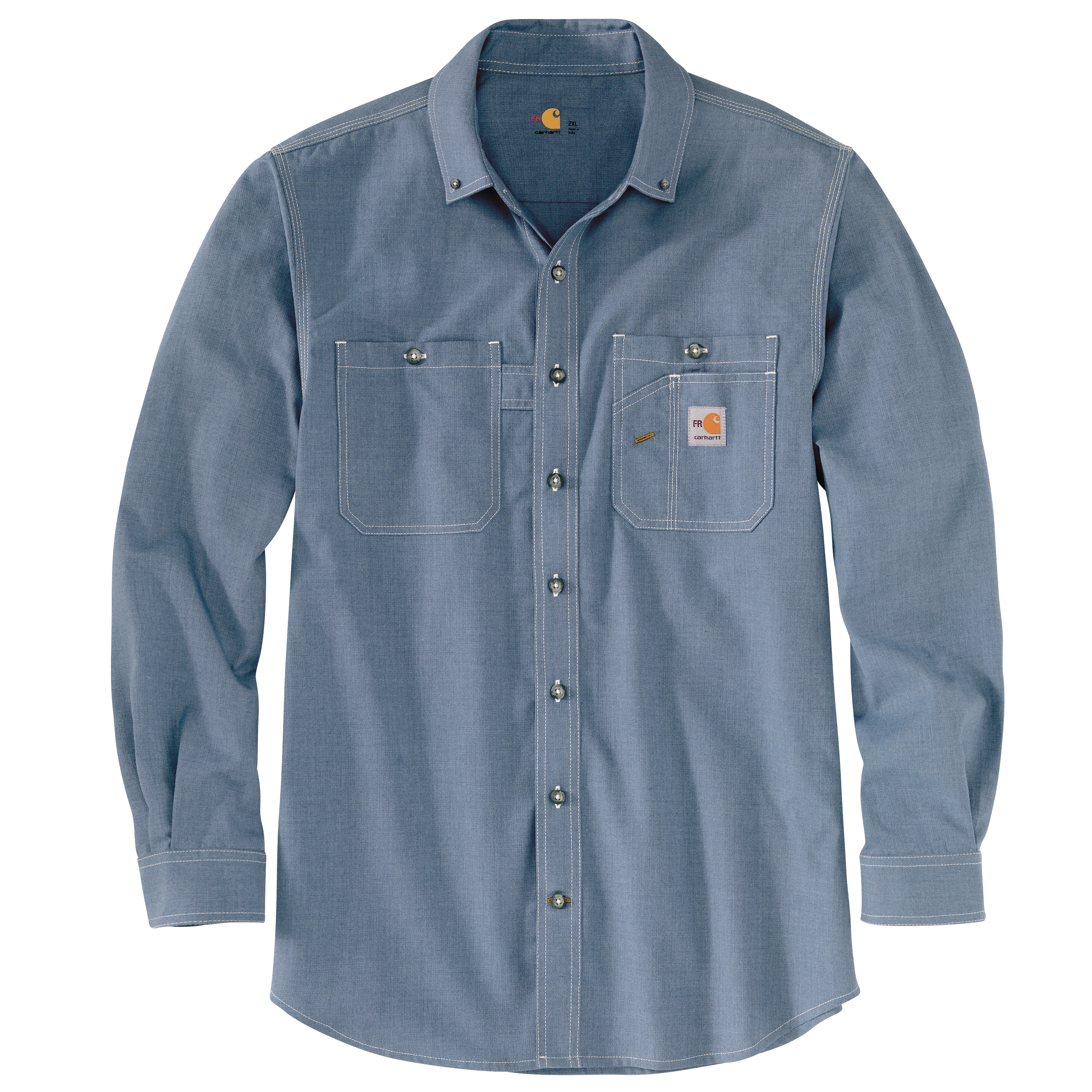 Picture of Carhartt 104138 Mens Flame Resistant Force Loose Fit Lightweight Long-Sleeve Shirt