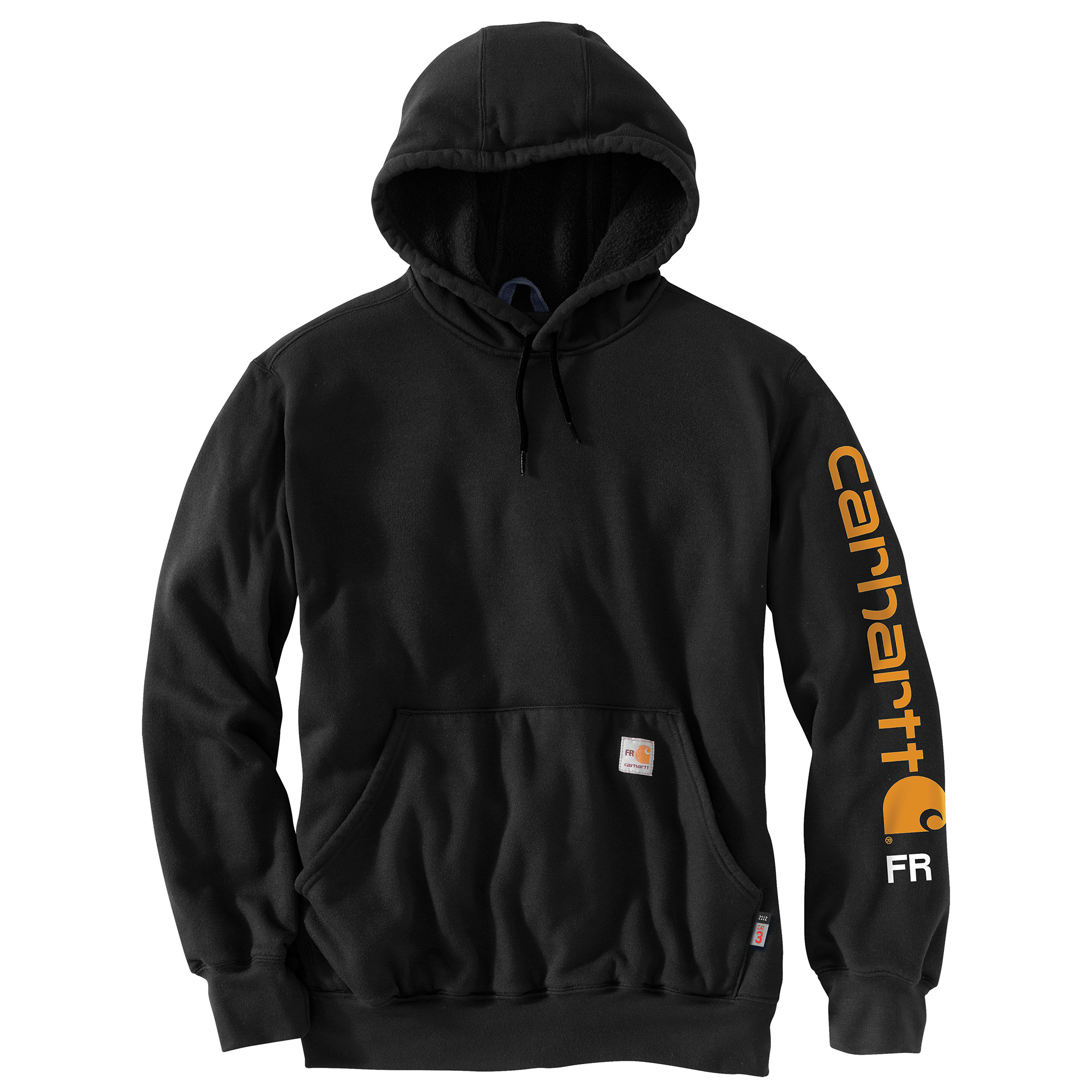 Picture of Carhartt 104505 Mens Flame Resistant Force Loose Fit Midweight Logo Sleeve Graphic Sweatshirt