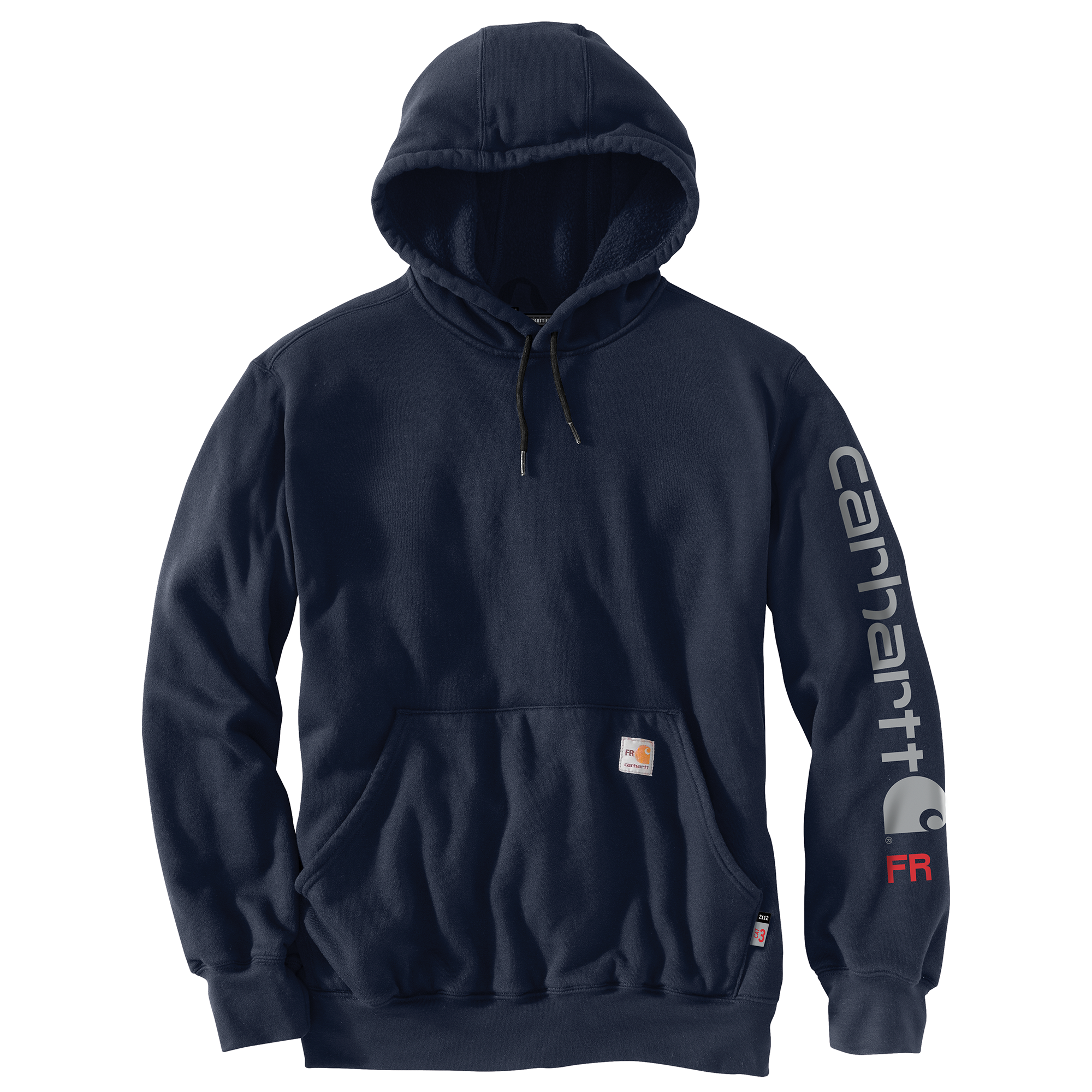 Picture of Carhartt 104505 Mens Flame Resistant Force Loose Fit Midweight Logo Sleeve Graphic Sweatshirt