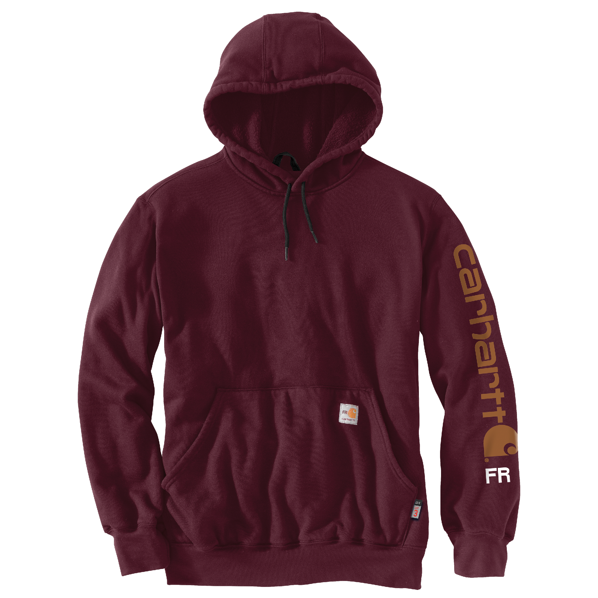Picture of Carhartt 104505 Mens Flame Resistant Force Loose Fit Midweight Logo Sleeve Graphic Sweatshirt