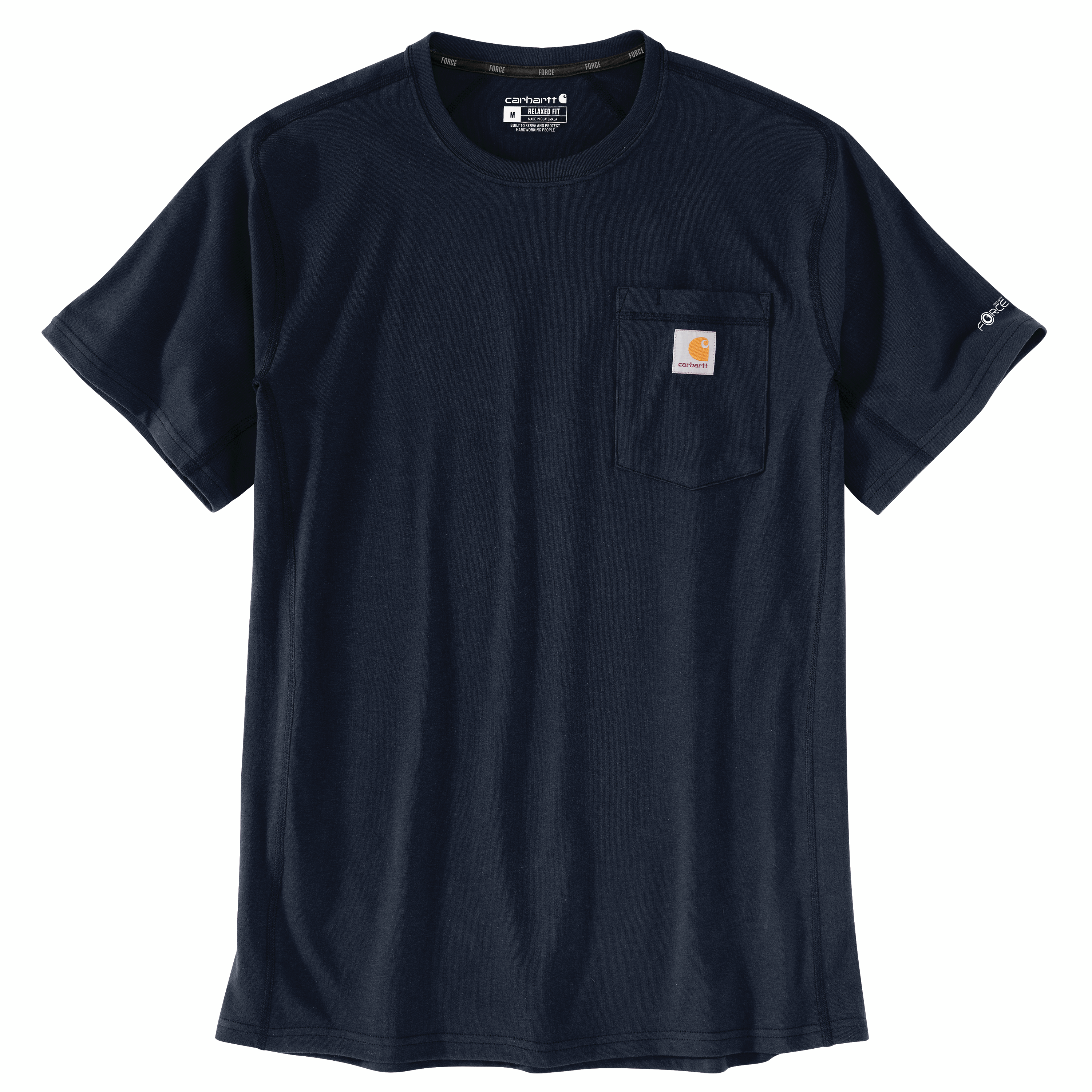 Picture of Carhartt 104616 Mens Force Relaxed Fit Midweight Short-Sleeve Pocket T-Shirt