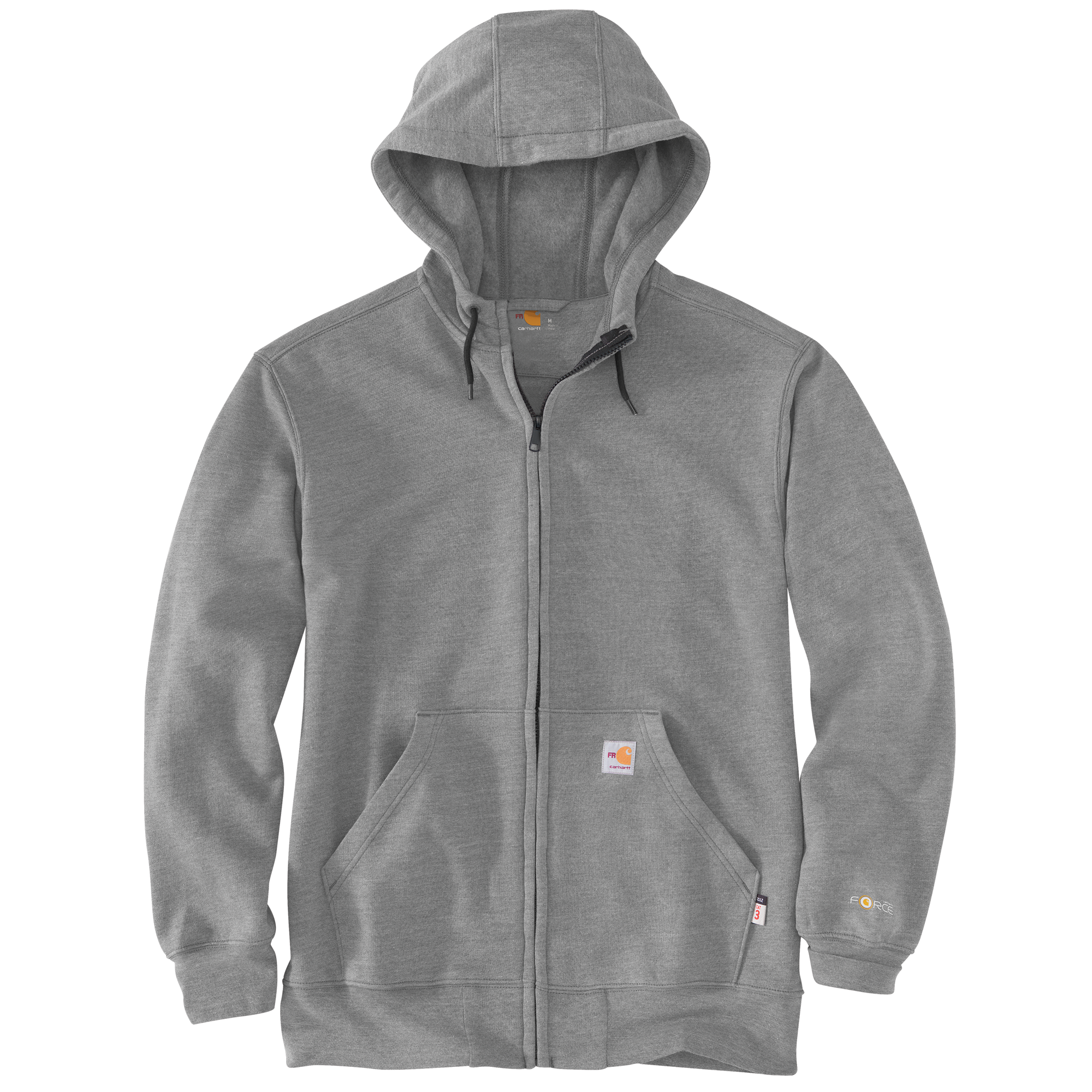 Picture of Carhartt 104982 Mens Flame Resistant Force Loose Fit Midweight Full-Zip Sweatshirt