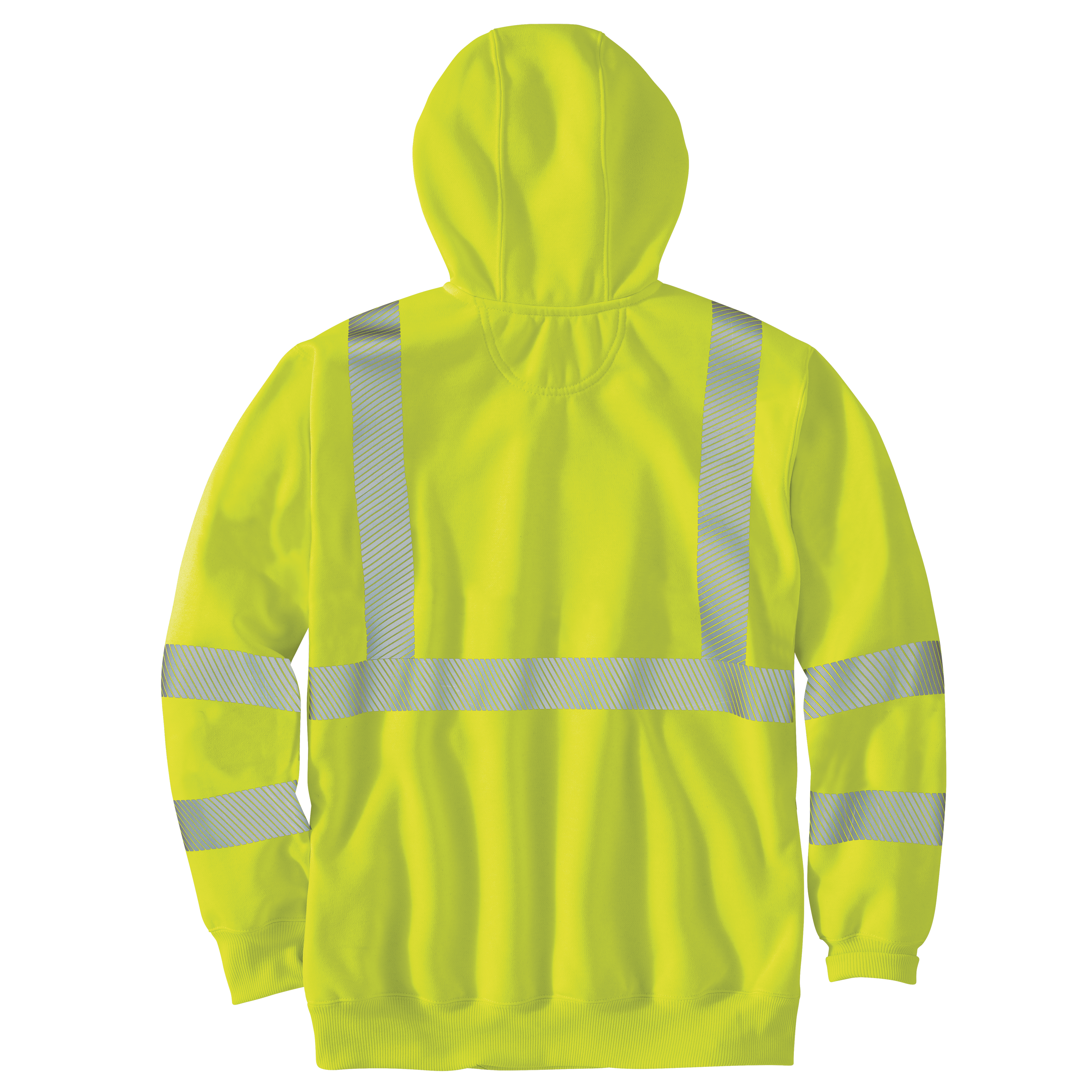 Picture of Carhartt 104987 Mens High-Visibility Rain Defender Loose Fit Midweight Class 3 Sweatshirt
