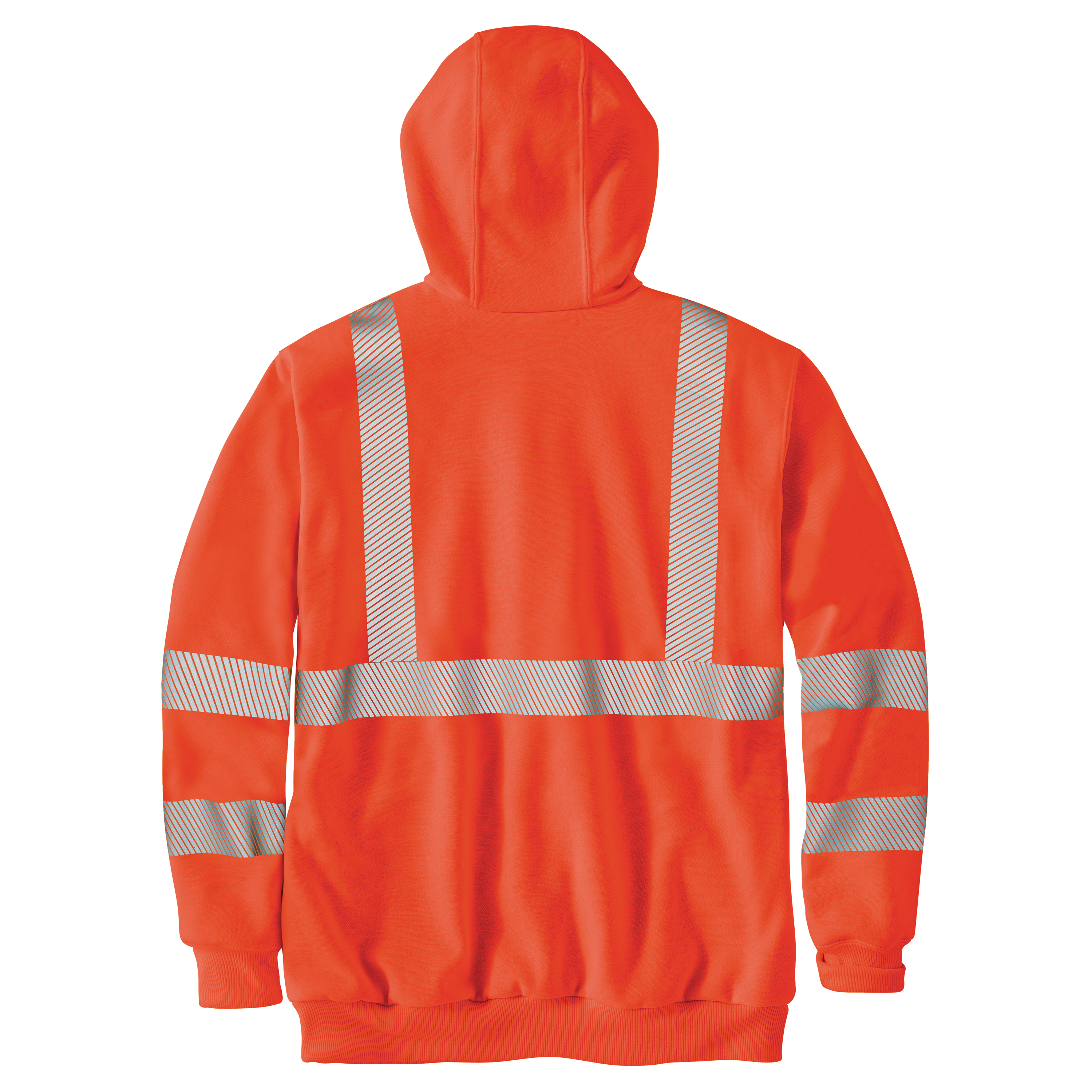 Picture of Carhartt 104988 Mens High-Visibility Rain Defender® Loose Fit Midweight Thermal-Lined Full-Zip Class 3 Sweatshirt