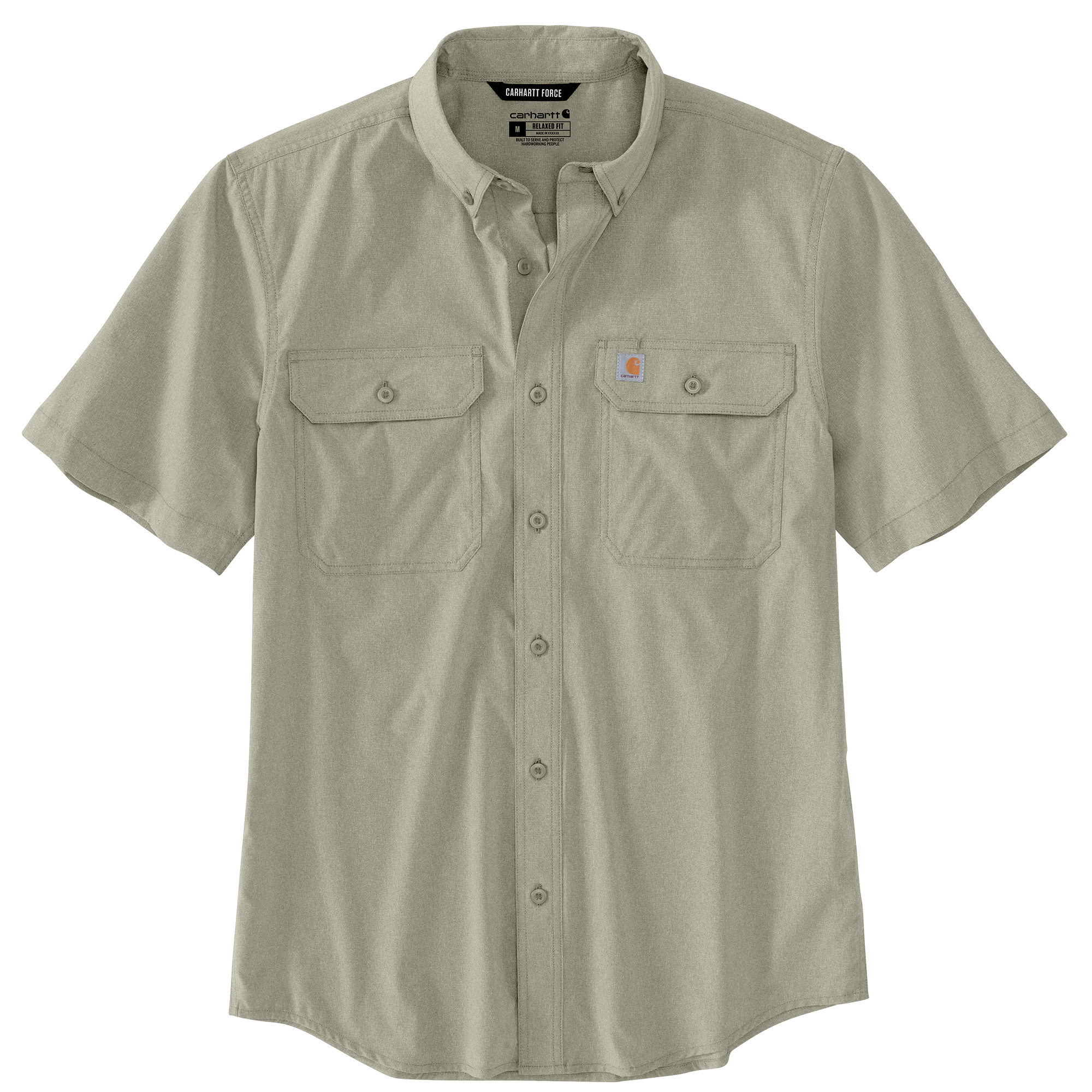 Picture of Carhartt 105292 Mens Force Relaxed Fit Lightweight Short-Sleeve Shirt