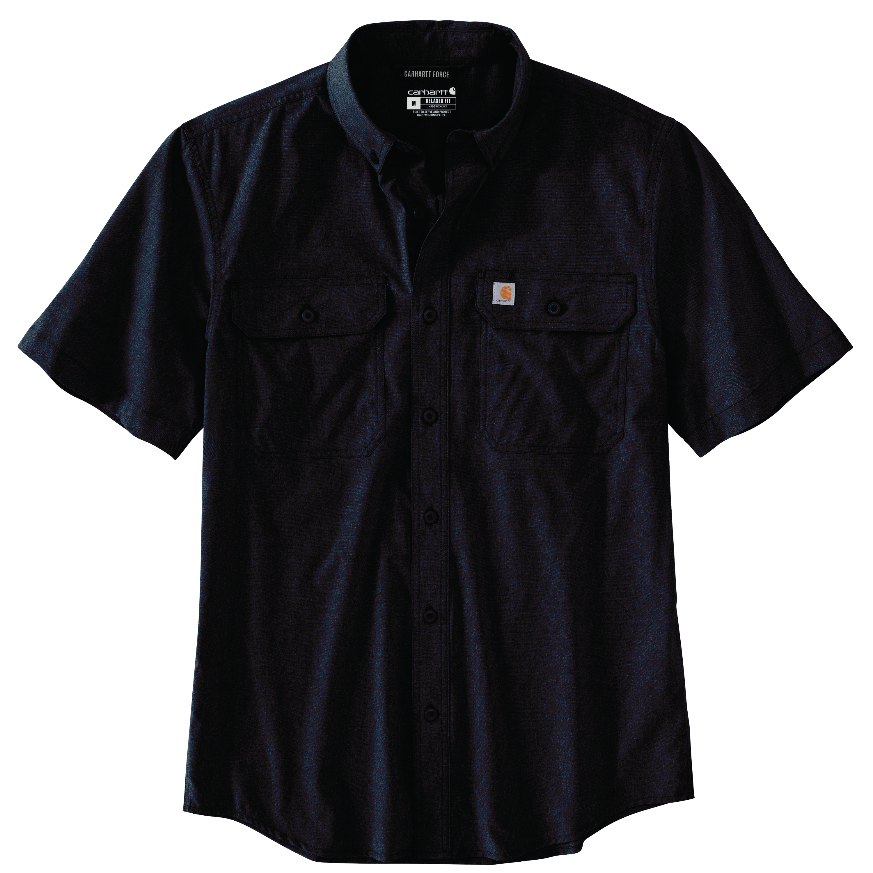 Picture of Carhartt 105292 Mens Force Relaxed Fit Lightweight Short-Sleeve Shirt