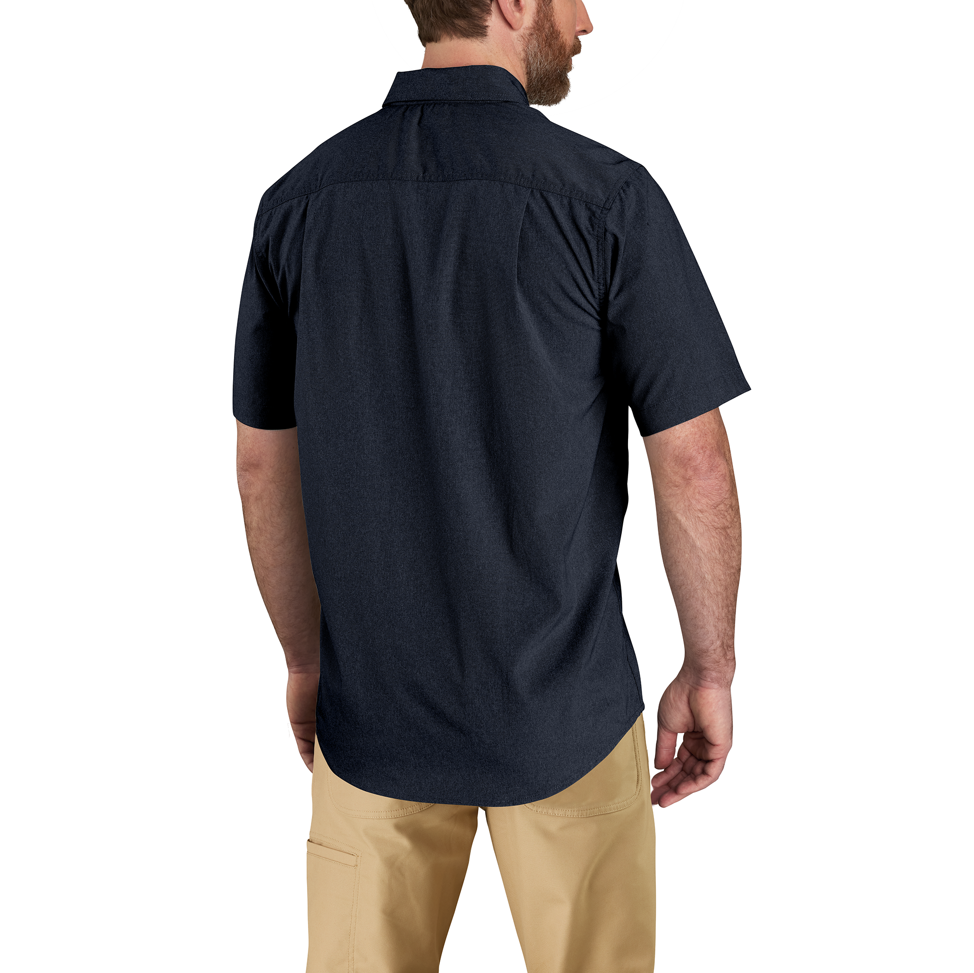 Picture of Carhartt 105292 Mens Force Relaxed Fit Lightweight Short-Sleeve Shirt