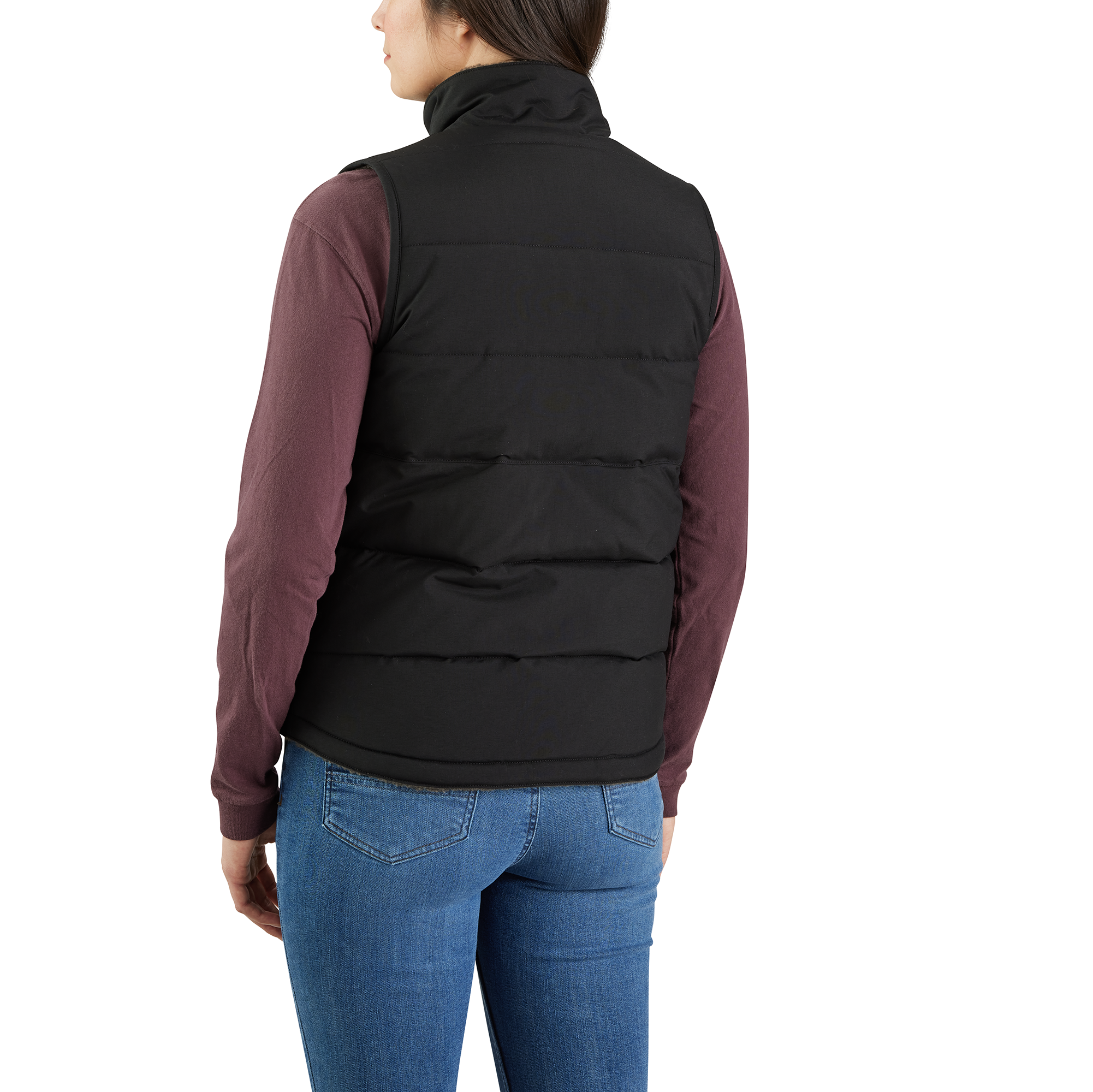 Picture of Carhartt 105607 Womens Relaxed Fit Midweight Utility Vest