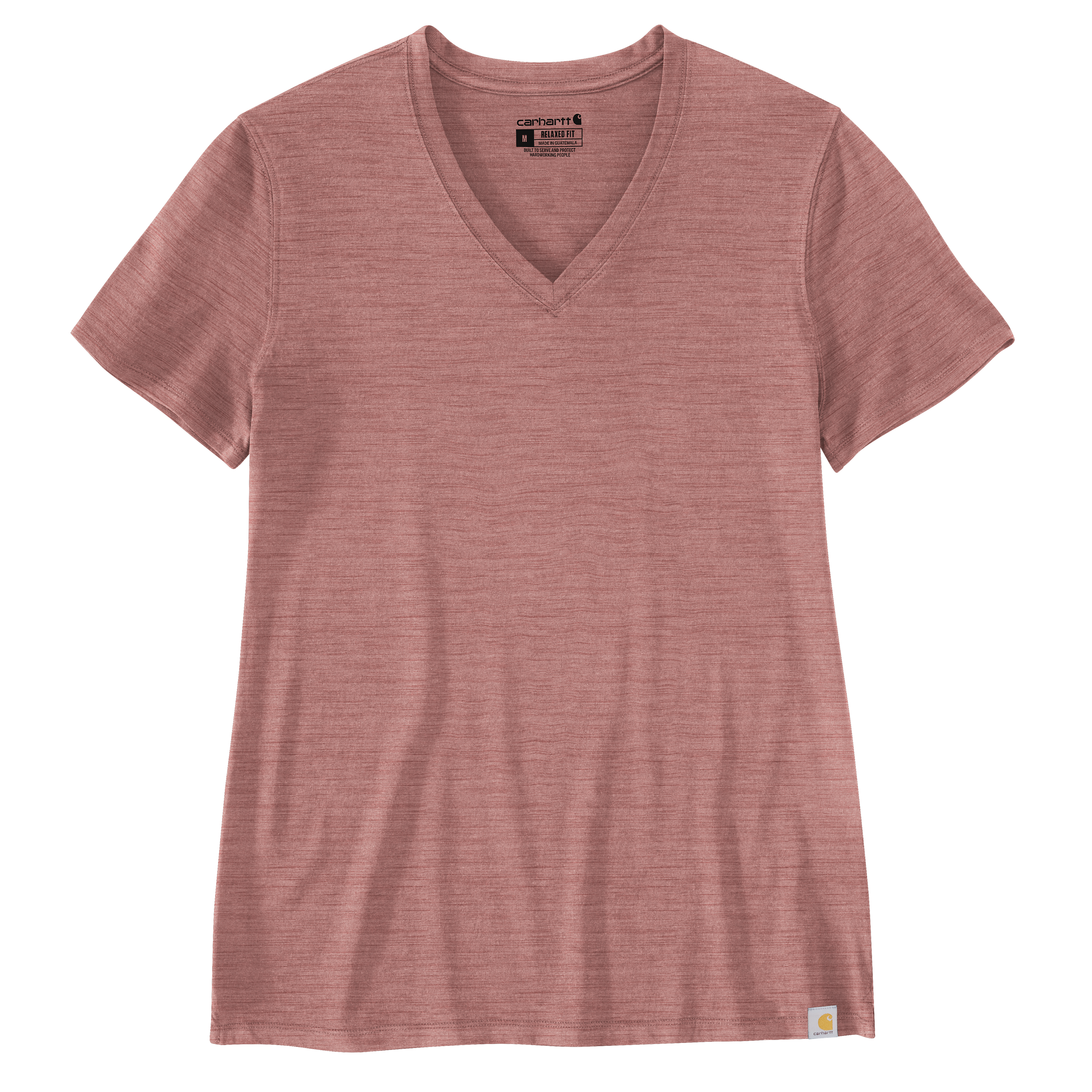 Picture of Carhartt 105739 Womens Relaxed Fit Lightweight Short-Sleeve V-neck T-Shirt