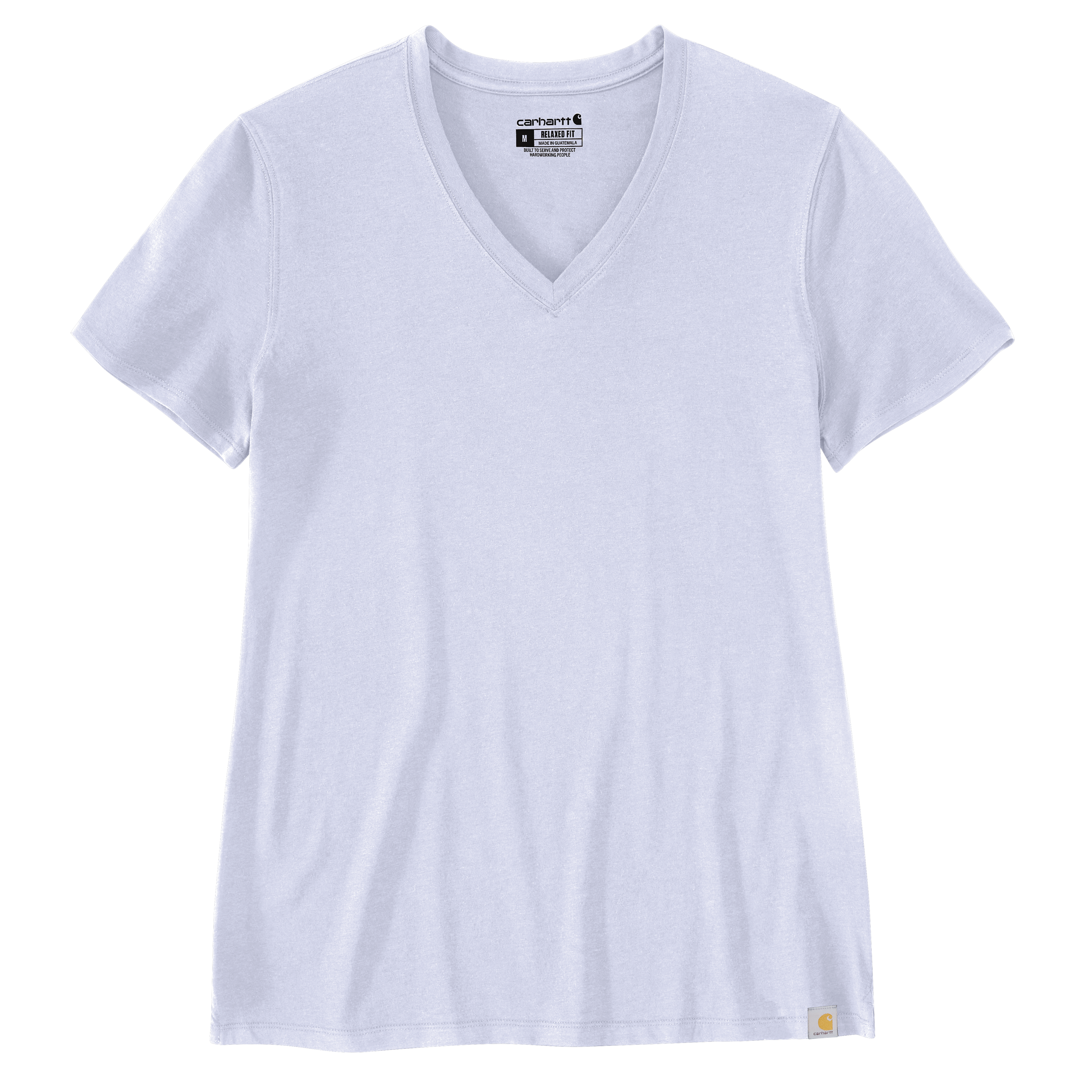 Picture of Carhartt 105739 Womens Relaxed Fit Lightweight Short-Sleeve V-neck T-Shirt