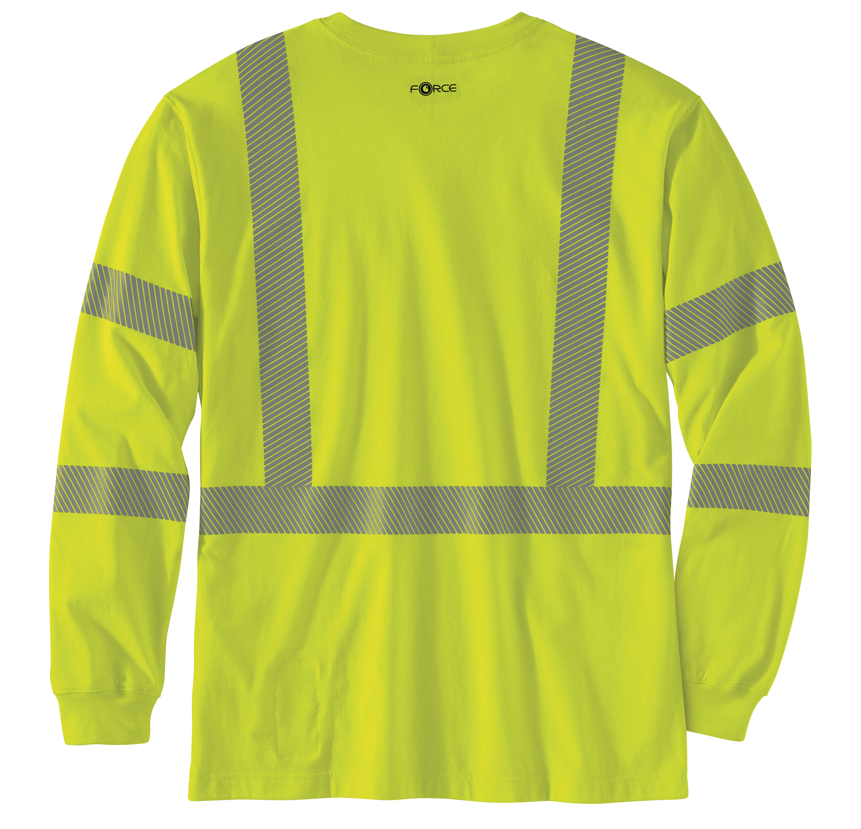 Picture of Carhartt 105784 Flame Resistant High-Visibility Force Loose Fit Midweight Long-Sleeve Class 3 Pocket T-Shirt