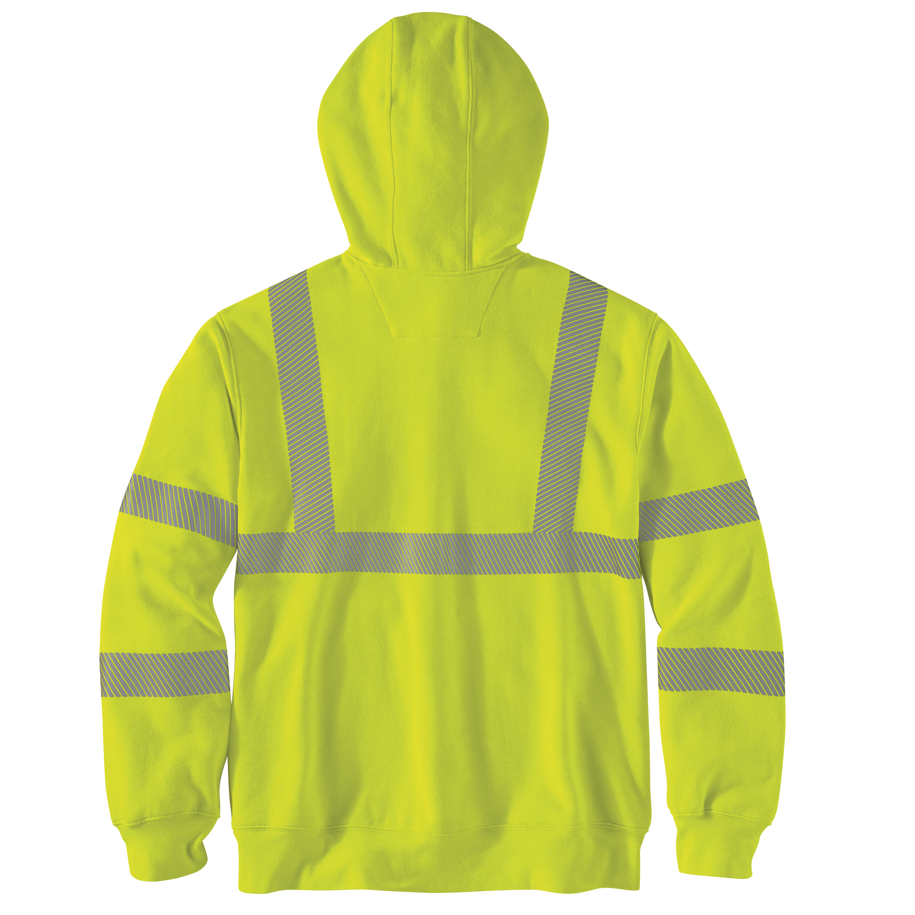 Picture of Carhartt 105786 Mens Flame Resistant High-Visibility Force Loose Fit Midweight Full-Zip Class 3 Sweatshirt