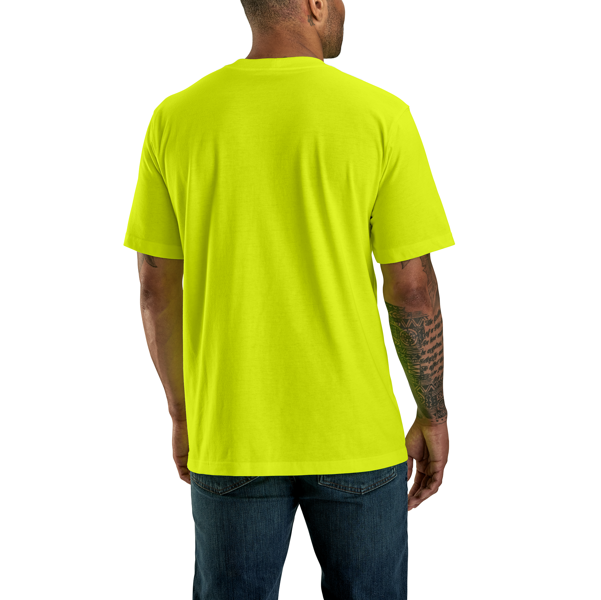 Picture of Carhartt 106020 Mens Relaxed Fit Lightweight Short-Sleeve T-Shirt