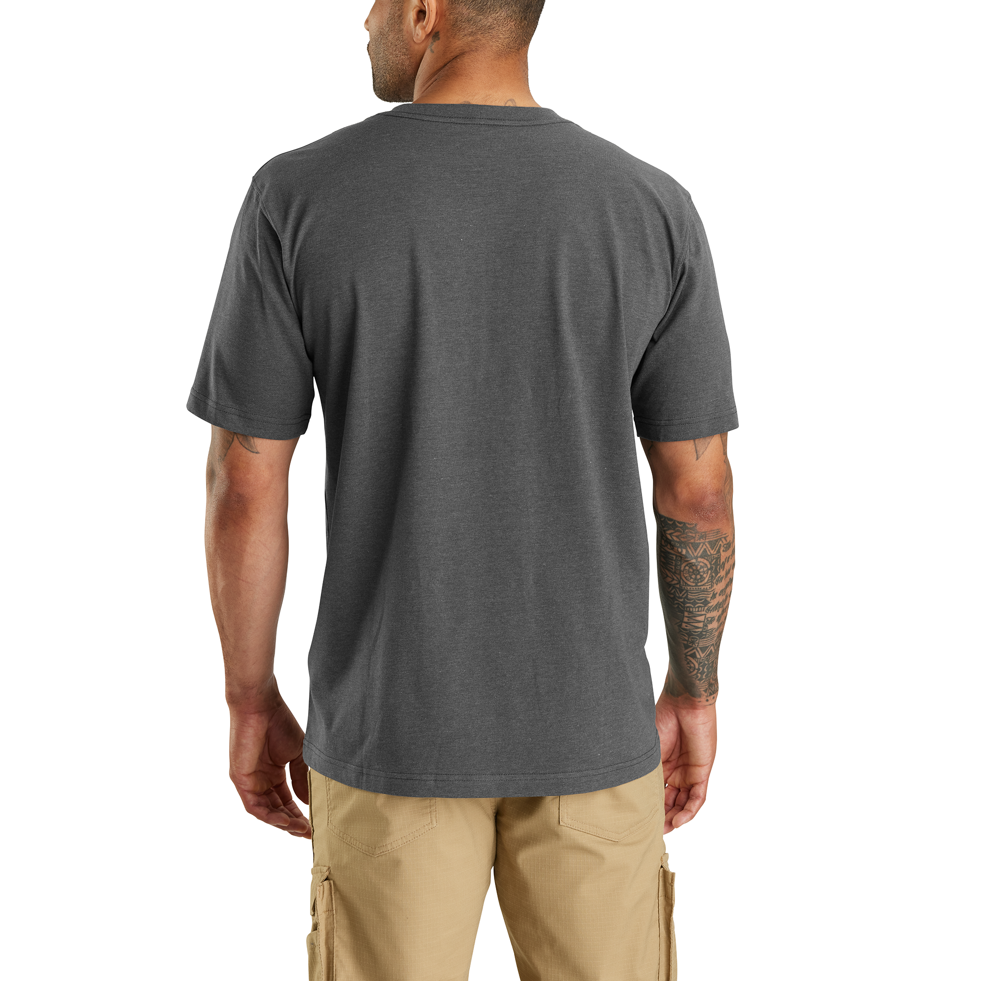 Picture of Carhartt 106020 Mens Relaxed Fit Lightweight Short-Sleeve T-Shirt