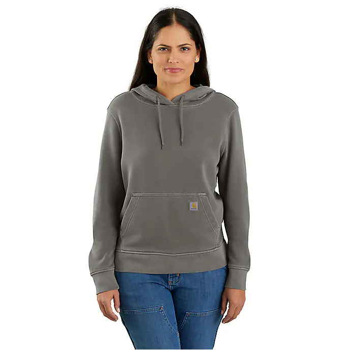 Picture of Carhartt 106178 Womens Relaxed Fit Midweight French Terry Hooded Sweatshirt