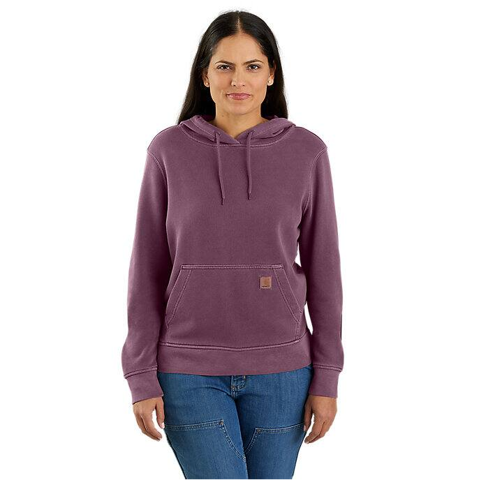 Picture of Carhartt 106178 Womens Relaxed Fit Midweight French Terry Hooded Sweatshirt
