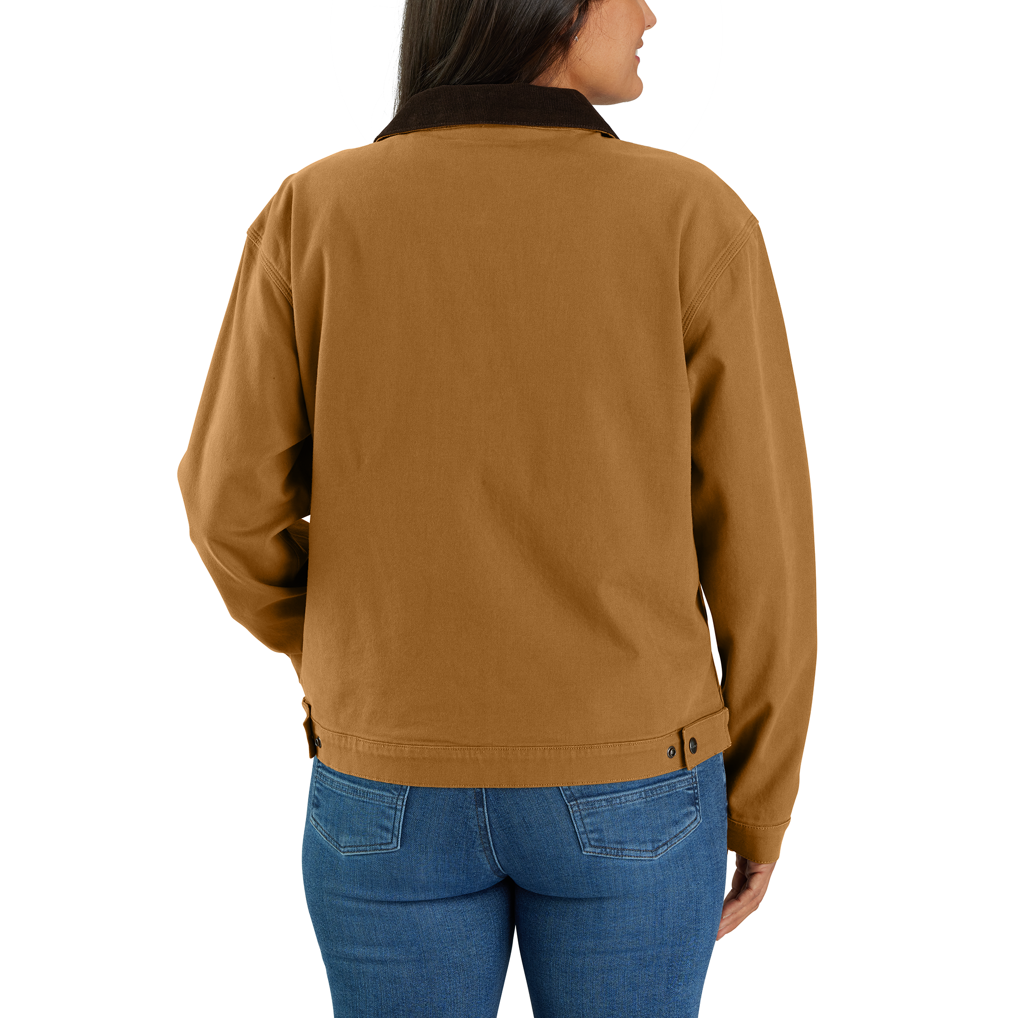 Picture of Carhartt 106208 Womens Rugged Flex®  Loose Fit Canvas  Detroit Jacket